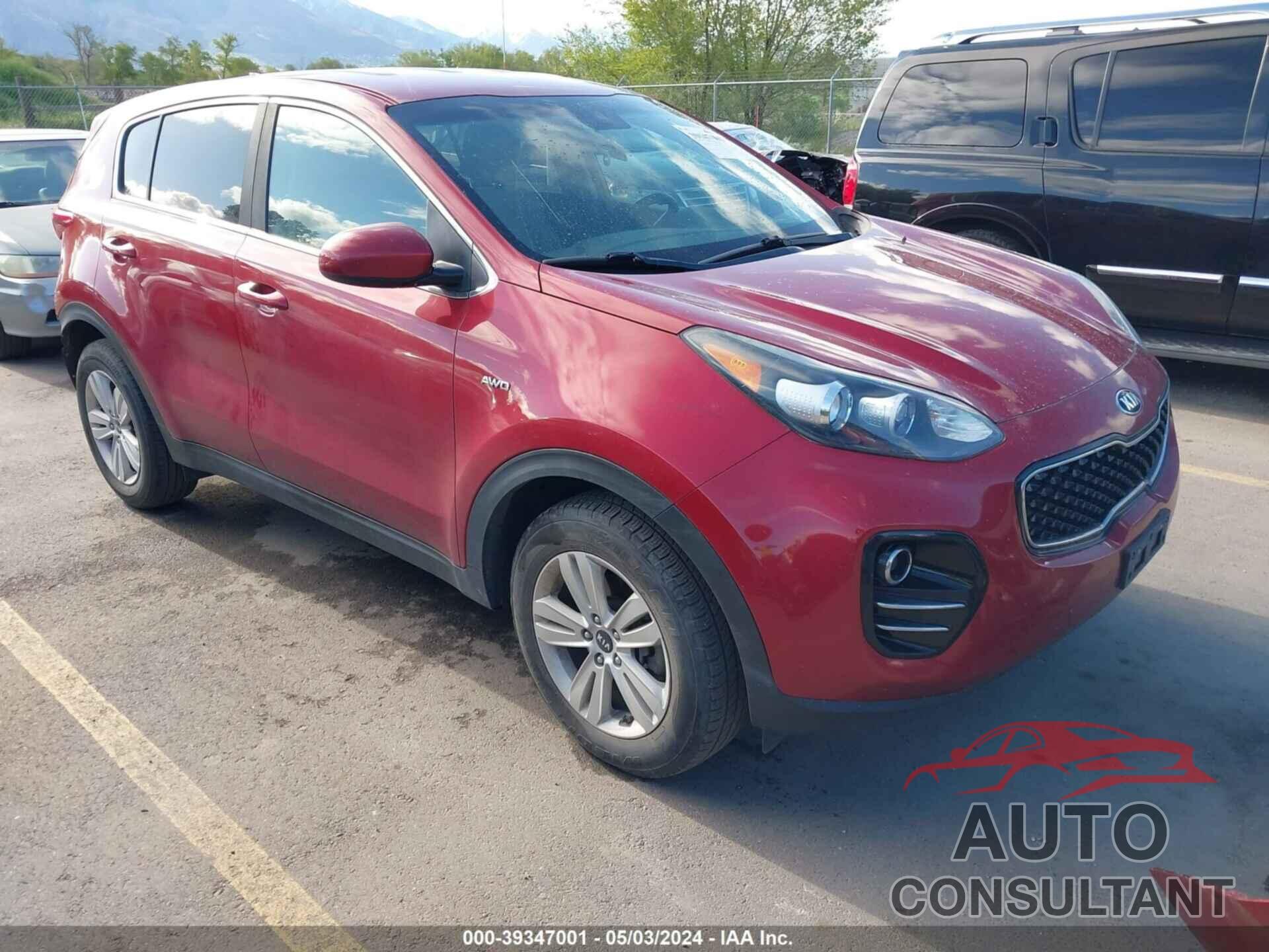 KIA SPORTAGE 2018 - KNDPMCAC8J7350529