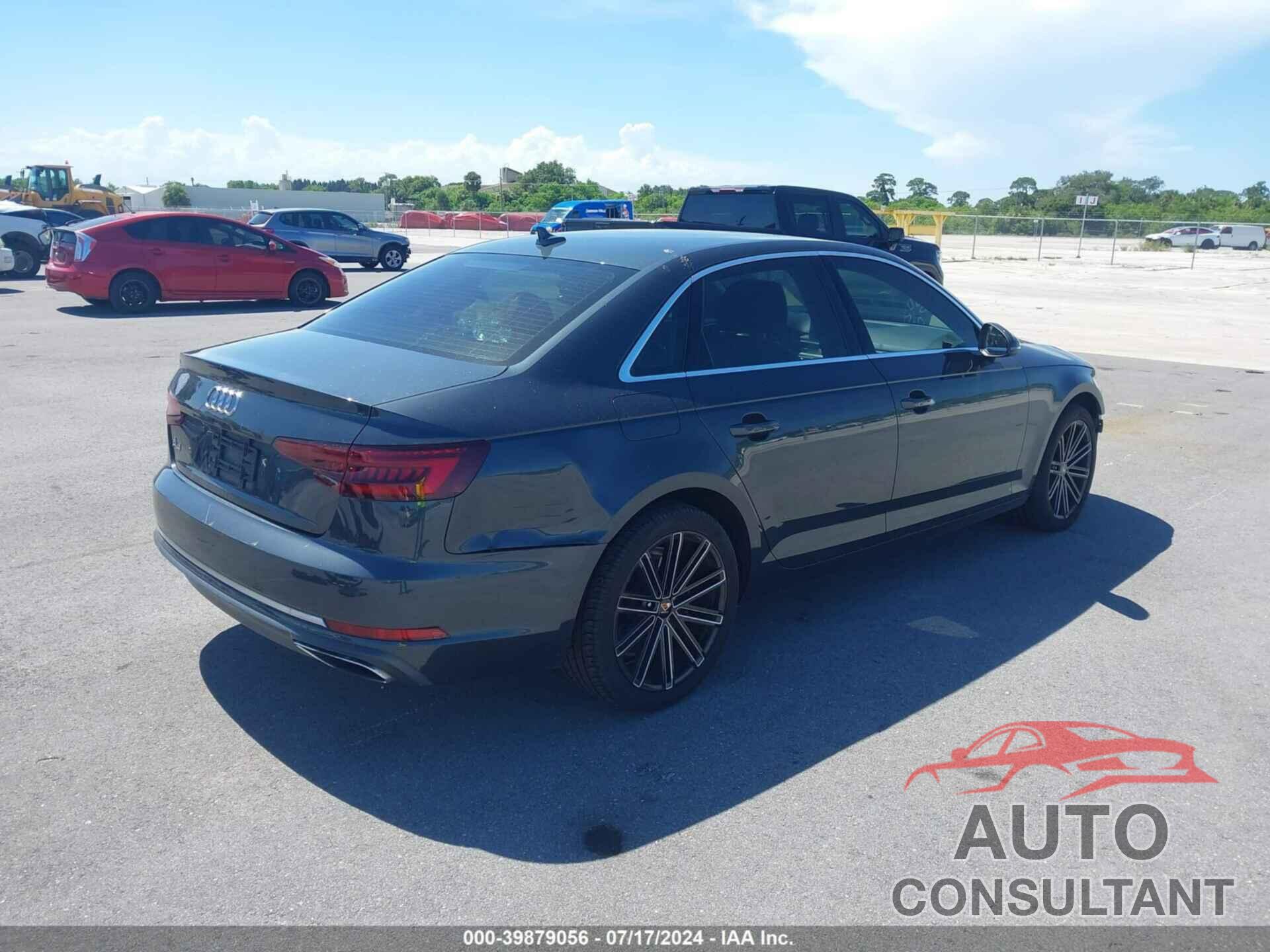 AUDI A4 2019 - WAUGMAF48KA054563