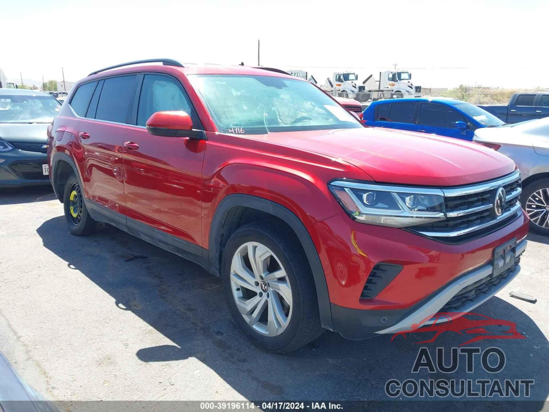 VOLKSWAGEN ATLAS 2021 - 1V2WP2CA0MC570735