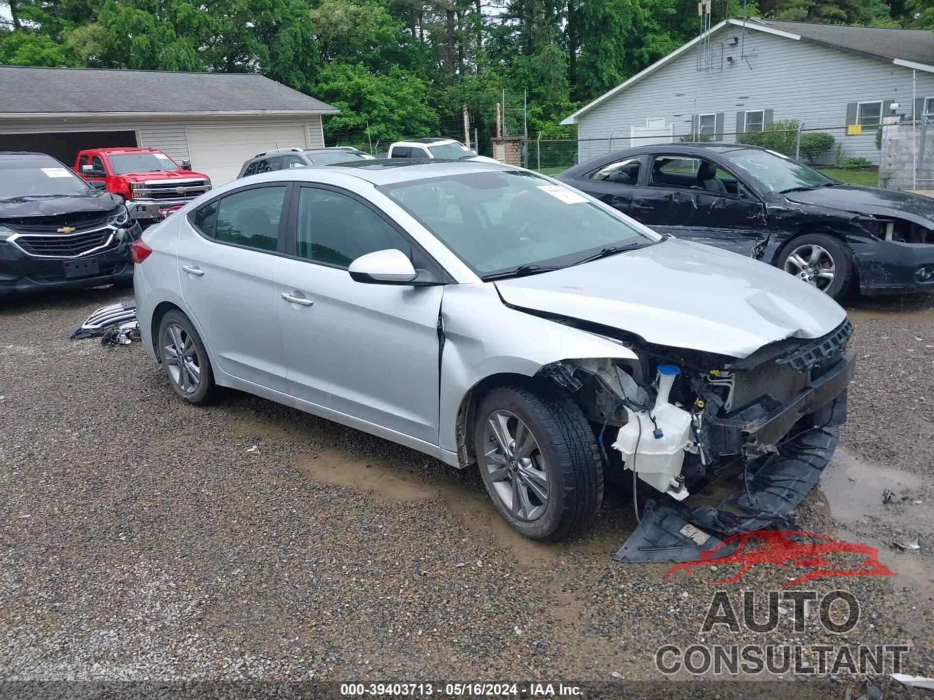 HYUNDAI ELANTRA 2018 - KMHD84LF6JU525331