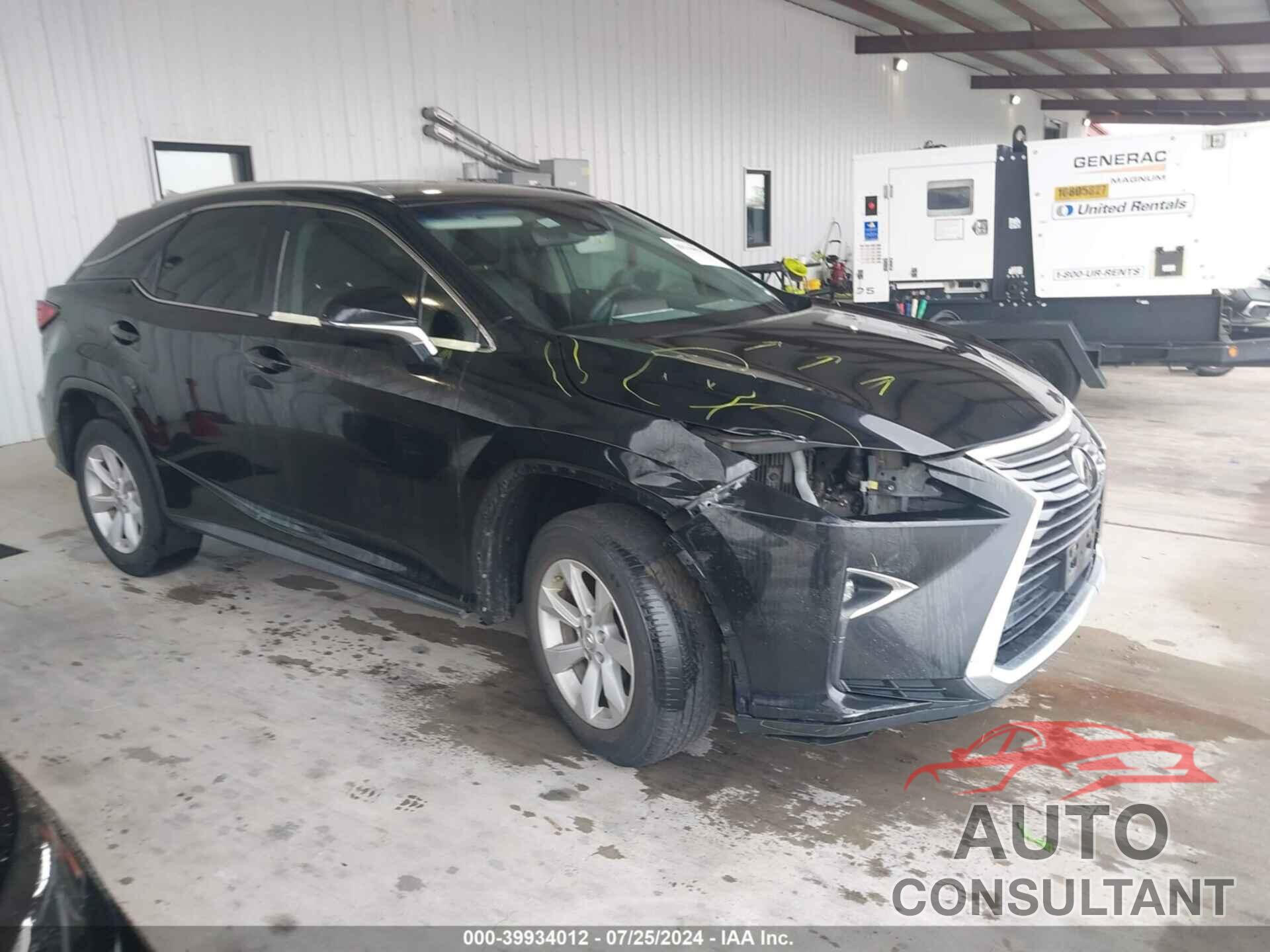 LEXUS RX 350 2017 - 2T2ZZMCA3HC036447