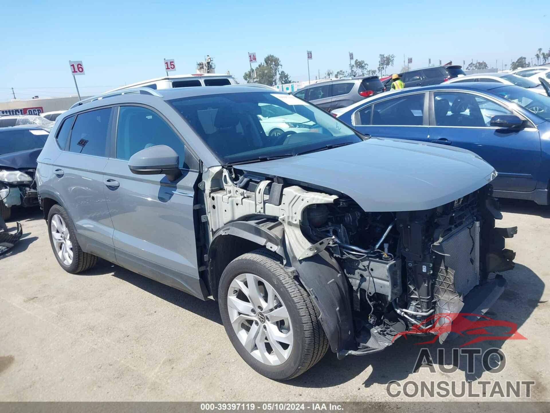 VOLKSWAGEN TAOS 2022 - 3VVLX7B2XNM069543