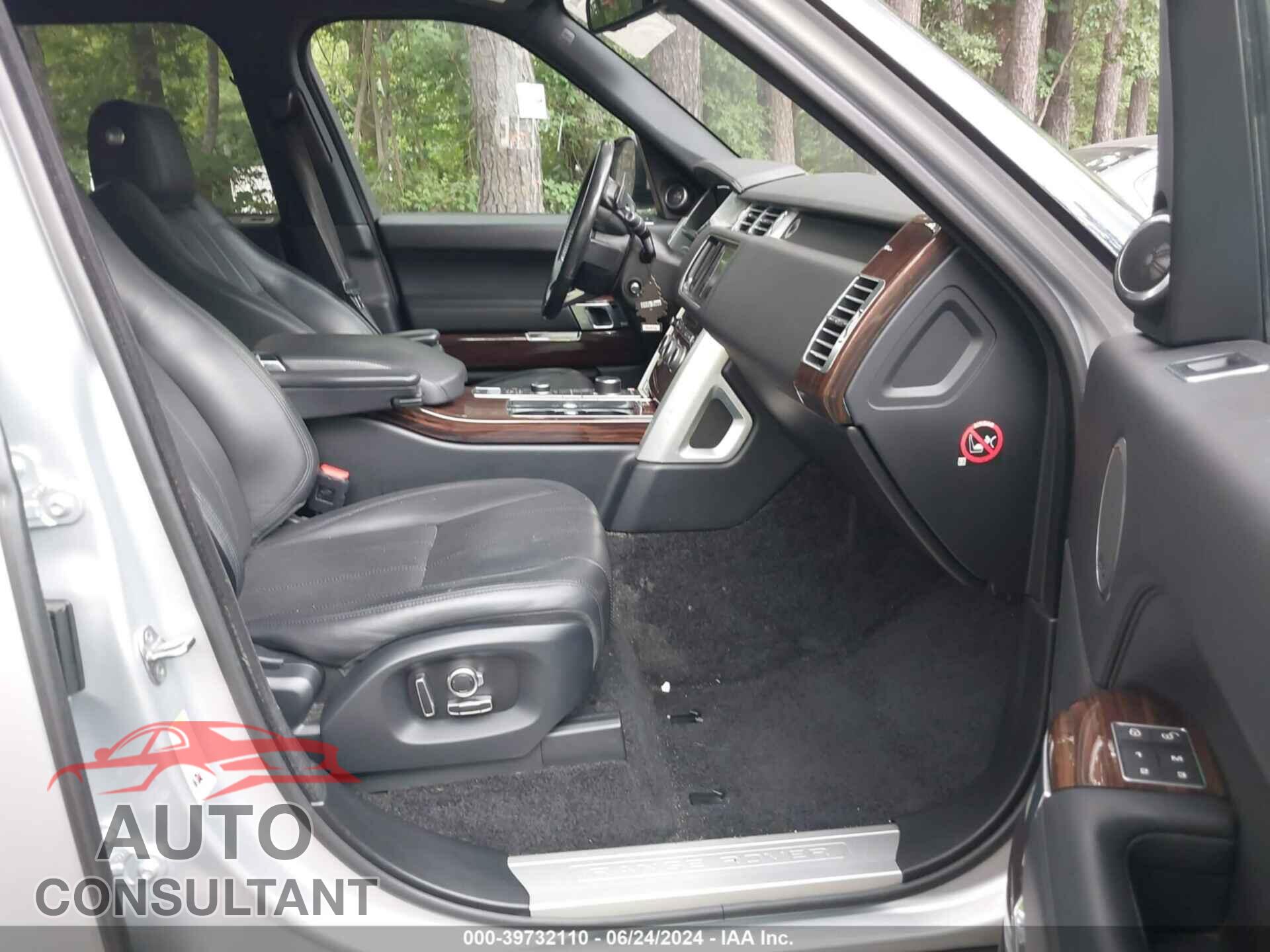 LAND ROVER RANGE ROVER 2016 - SALGS2VF3GA278809