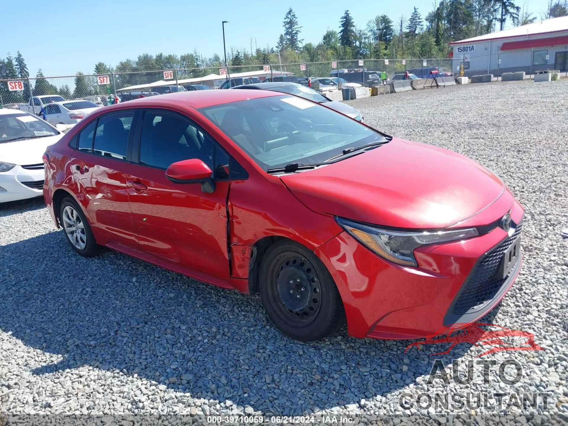 TOYOTA COROLLA 2020 - 5YFEPRAE6LP061735