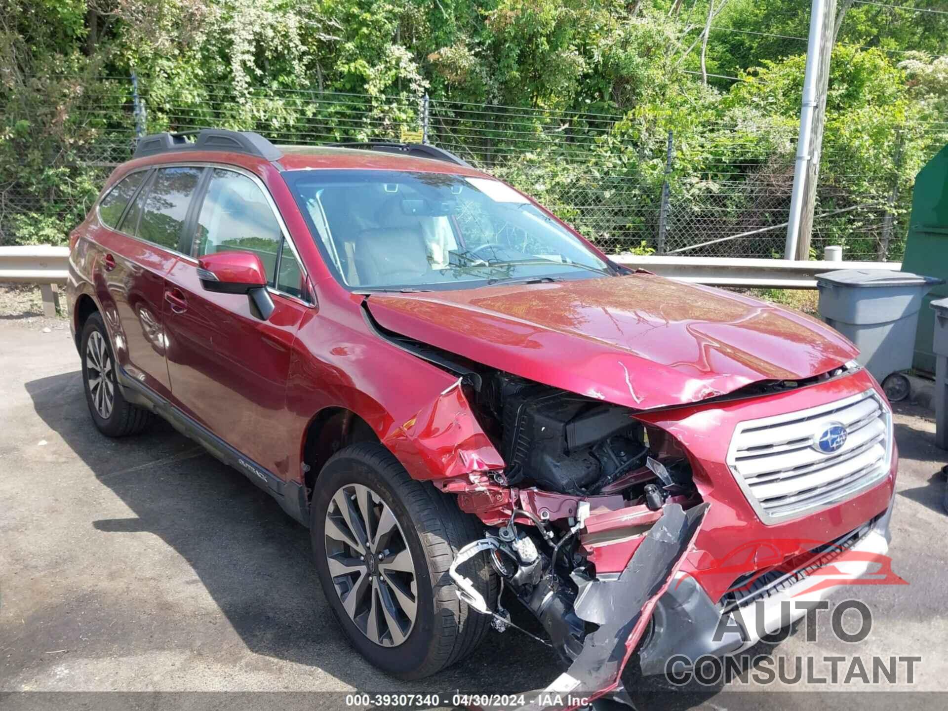 SUBARU OUTBACK 2017 - 4S4BSANCXH3350480