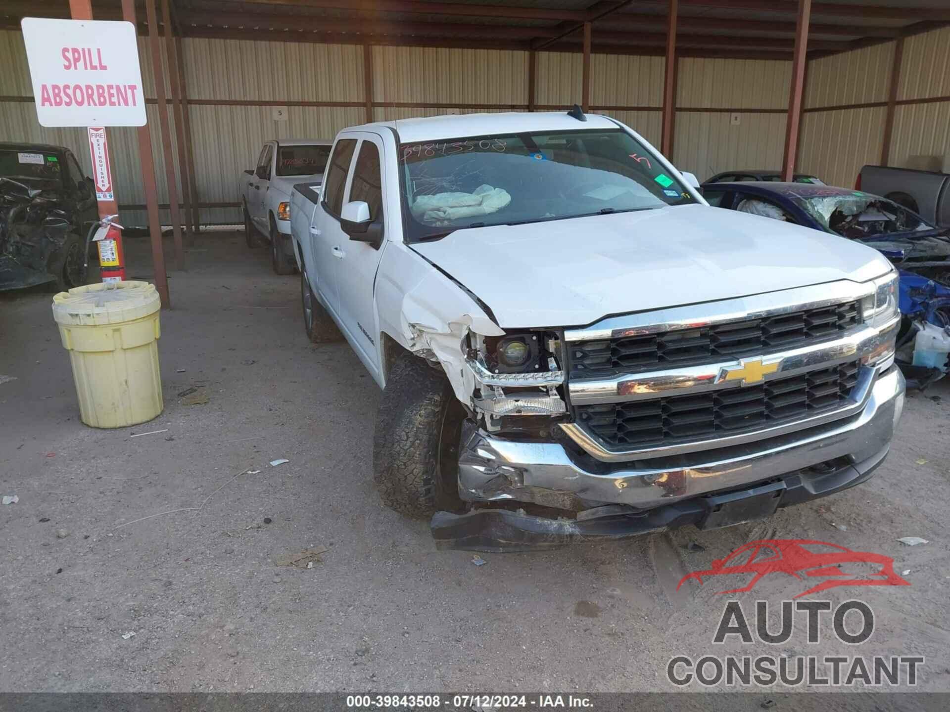 CHEVROLET SILVERADO 1500 2016 - 3GCUKREC6GG327169