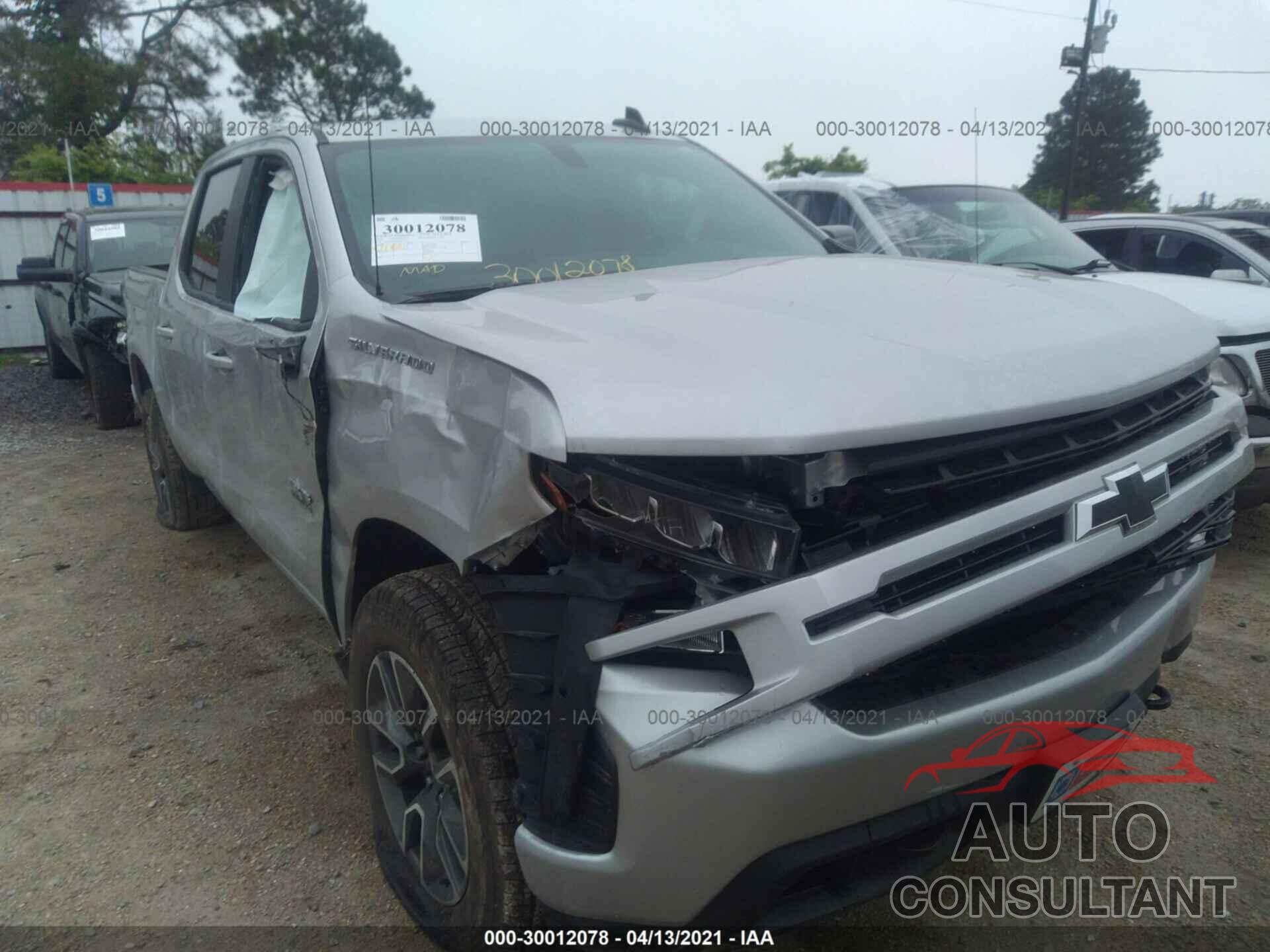 CHEVROLET SILVERADO 1500 2021 - 3GCPWDED4MG195618