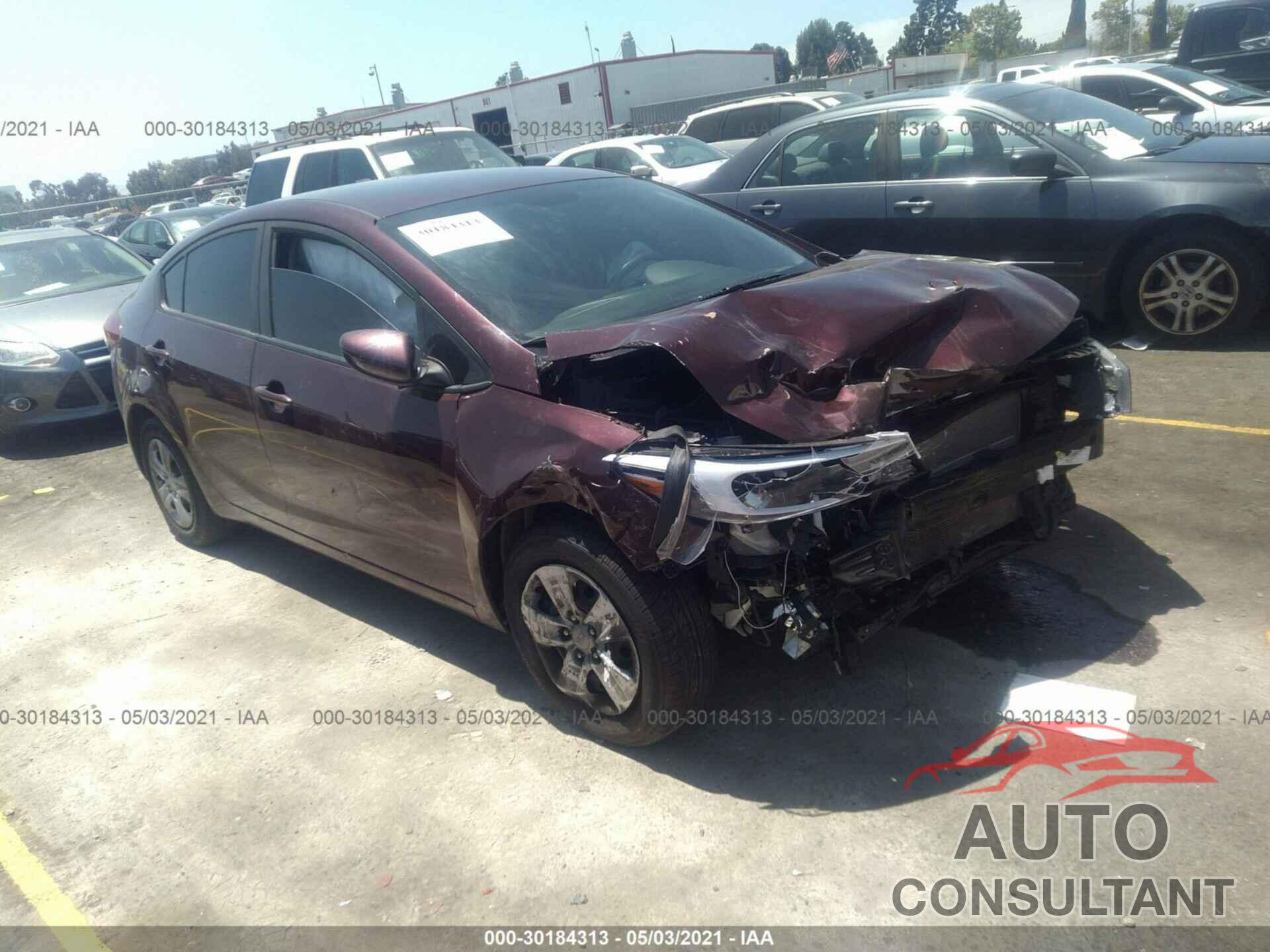 KIA FORTE 2017 - 3KPFK4A70HE122450