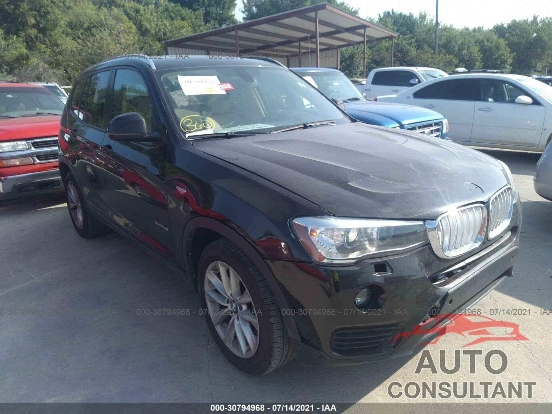 BMW X3 2016 - 5UXWZ7C55G0R33322