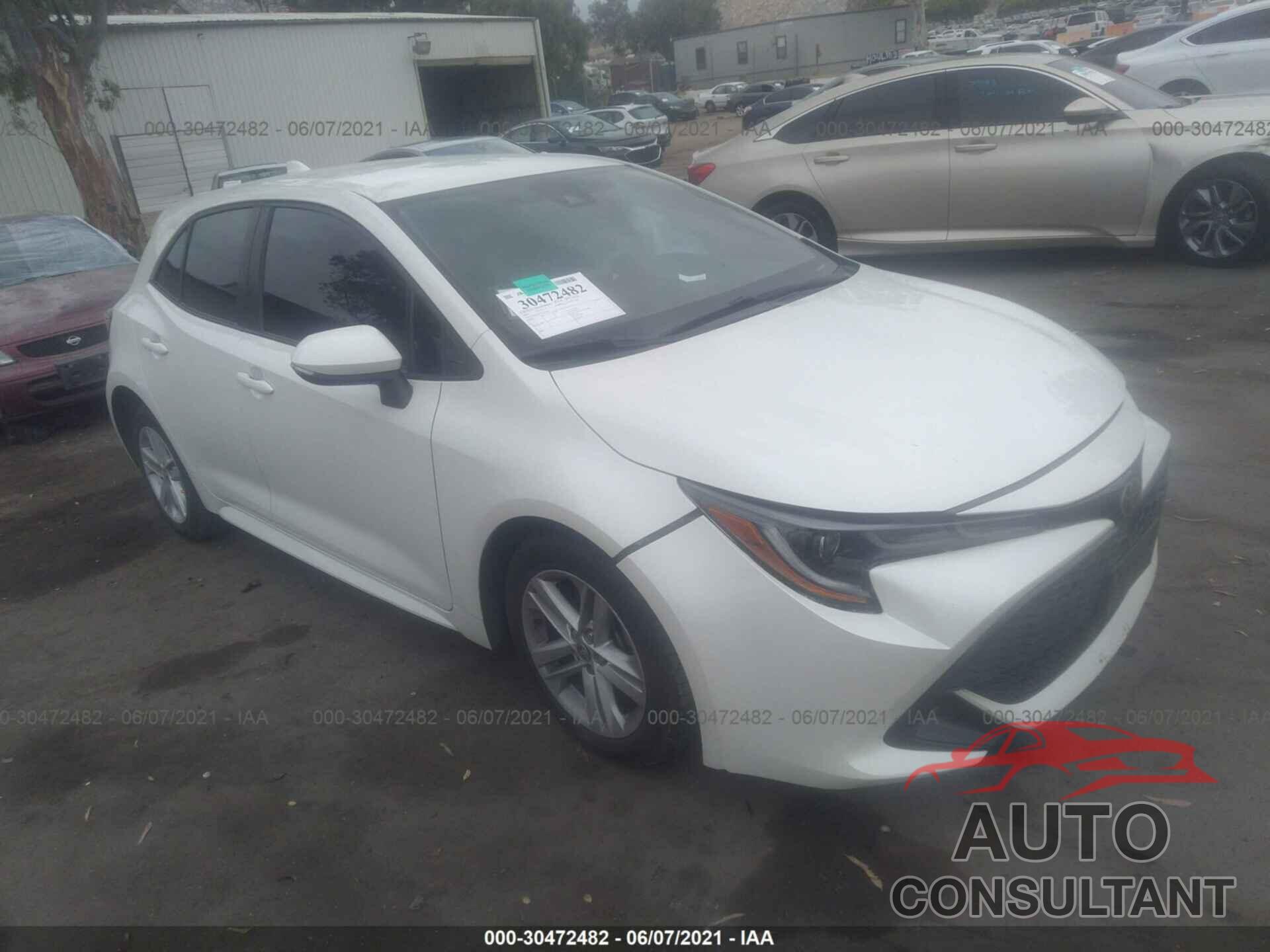 TOYOTA COROLLA HATCHBACK 2019 - JTNK4RBE1K3016537