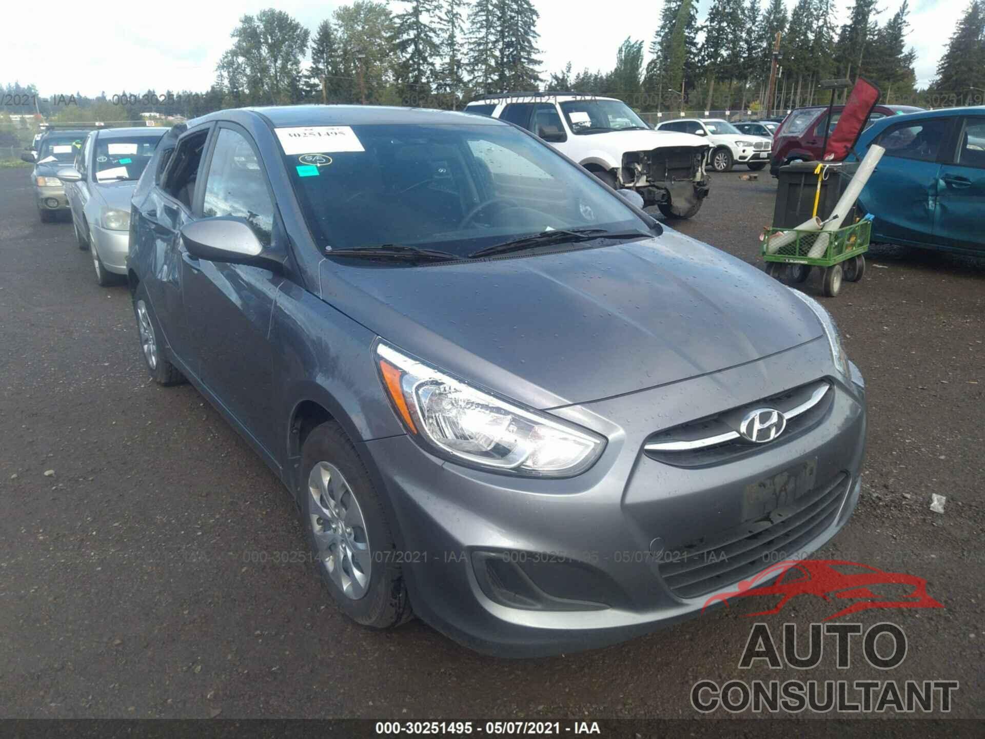 HYUNDAI ACCENT 2017 - KMHCT5AE8HU333994