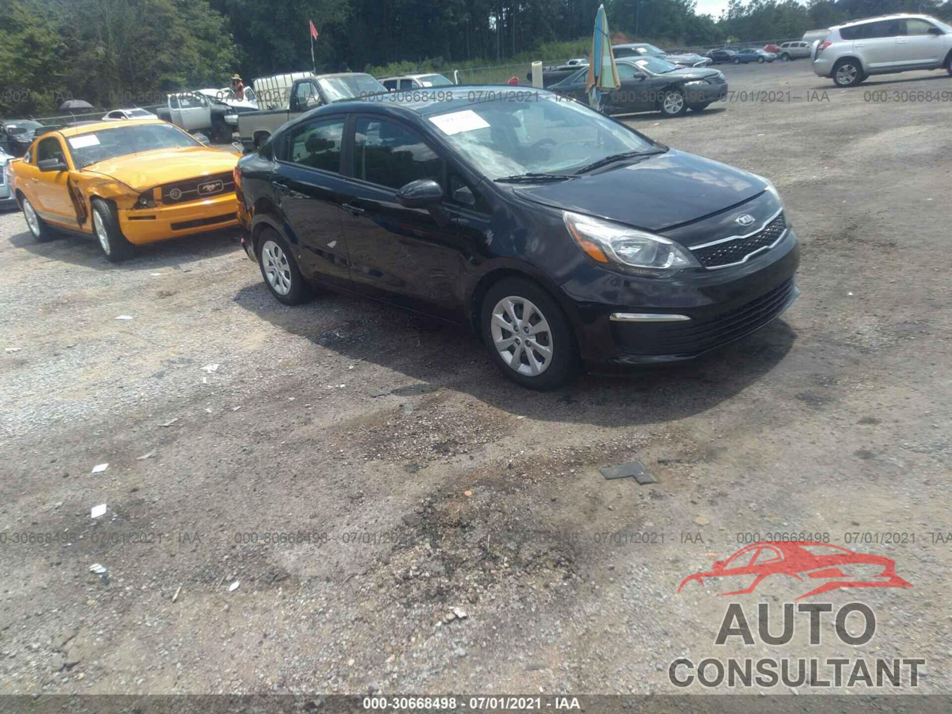 KIA RIO 2016 - KNADN4A3XG6686085