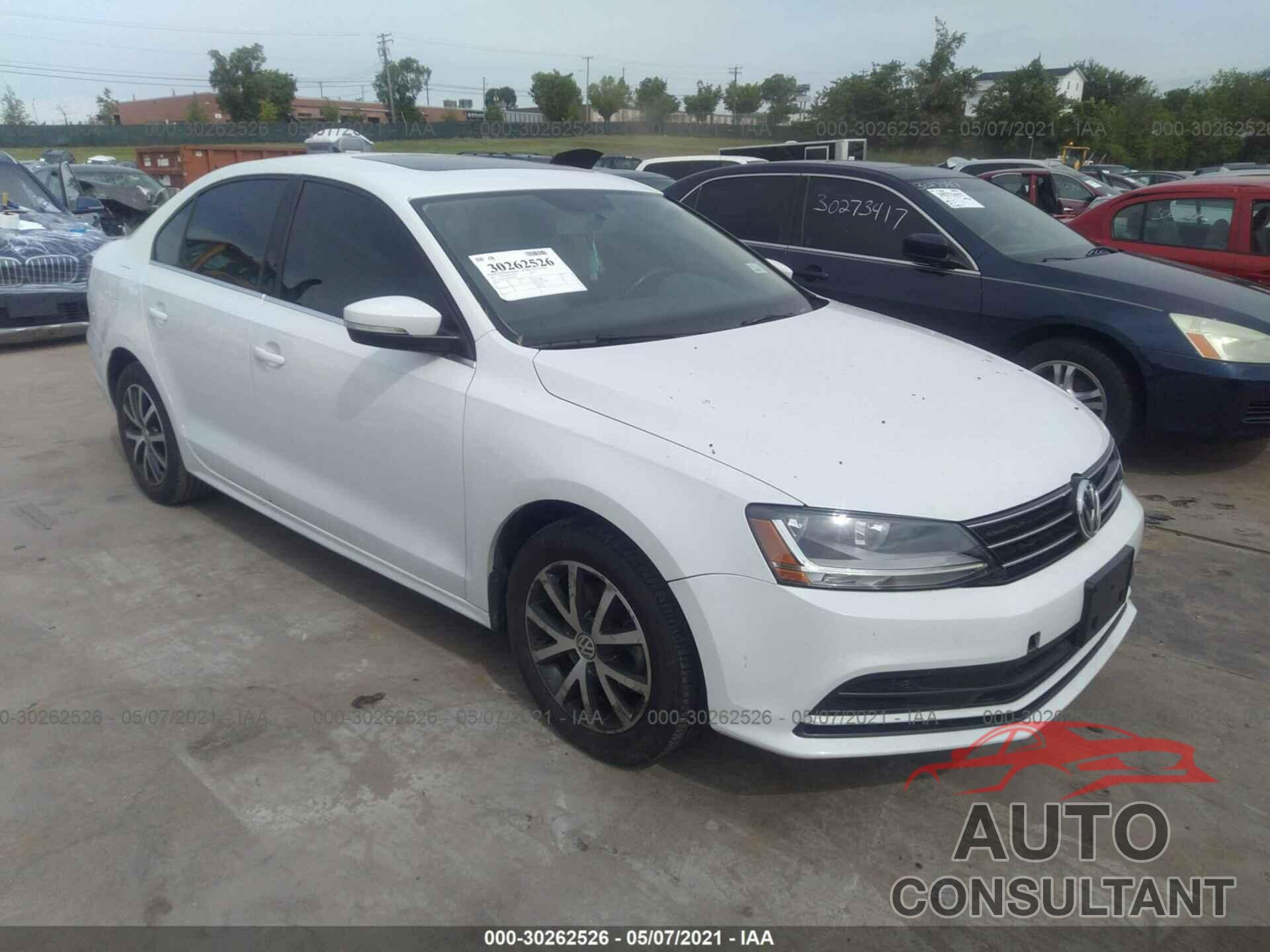 VOLKSWAGEN JETTA 2017 - 3VWDB7AJ0HM385237