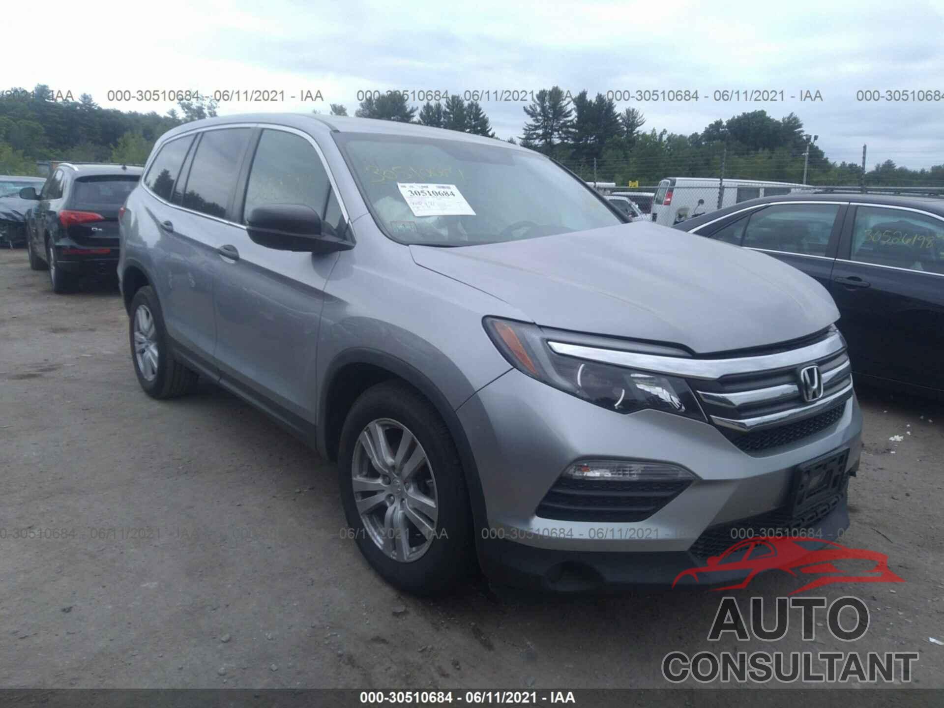 HONDA PILOT 2018 - 5FNYF6H14JB028257