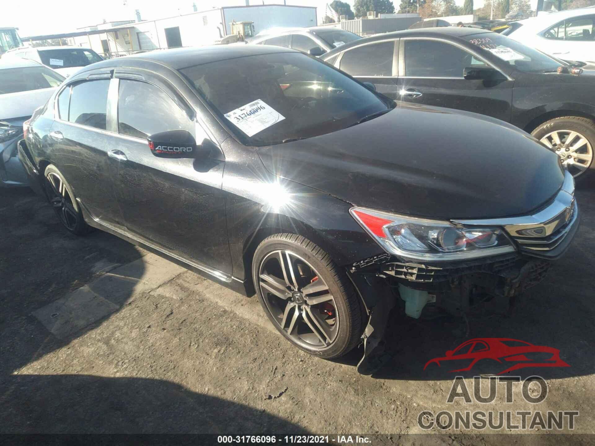 HONDA ACCORD SEDAN 2016 - 1HGCR2F50GA195282