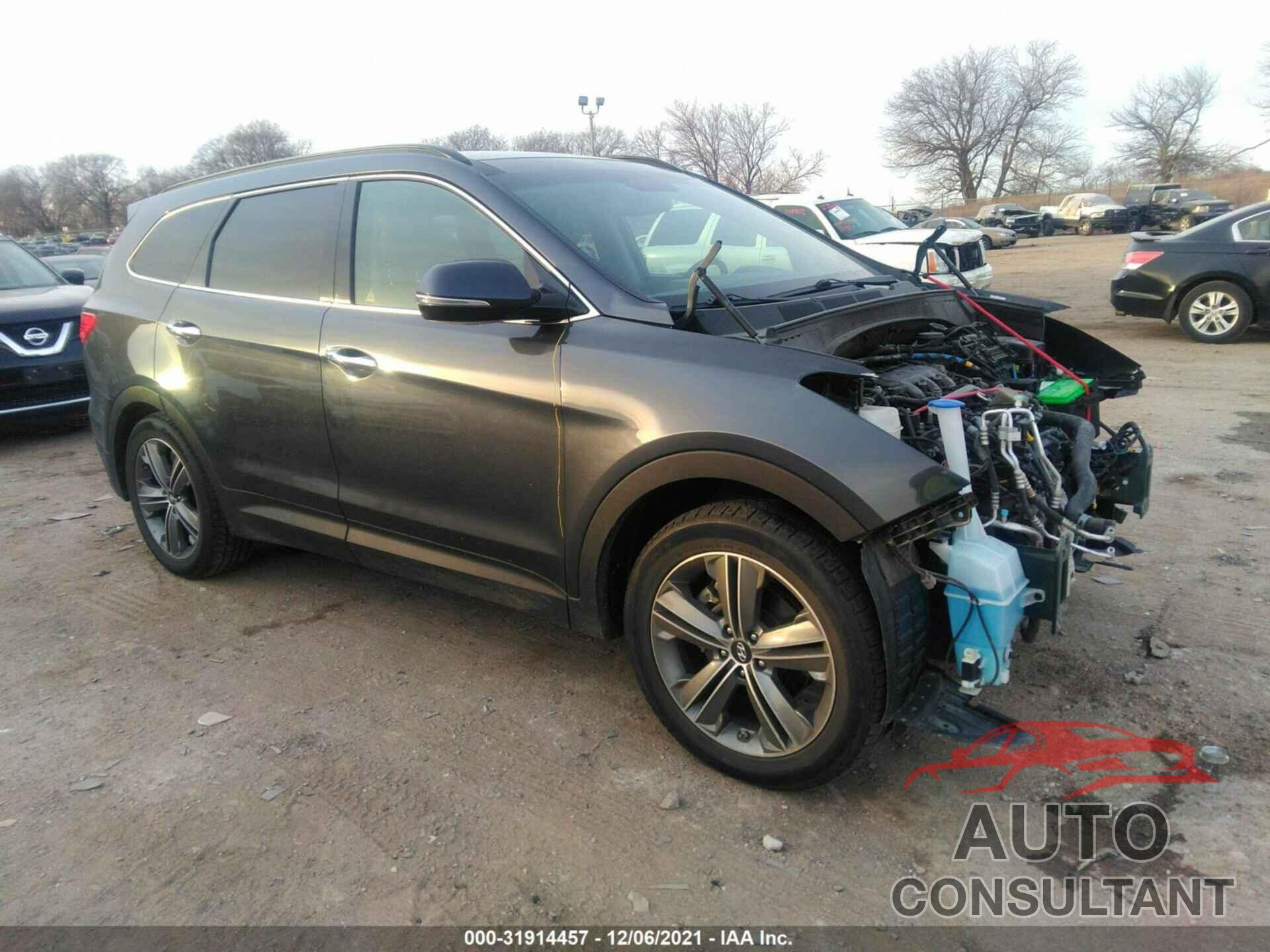 HYUNDAI SANTA FE 2016 - KM8SR4HFXGU158732