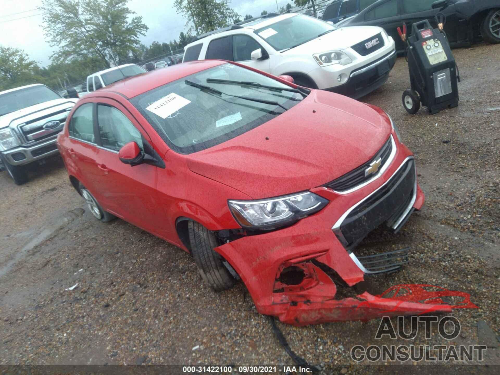 CHEVROLET SONIC 2019 - 1G1JD5SB5K4100880