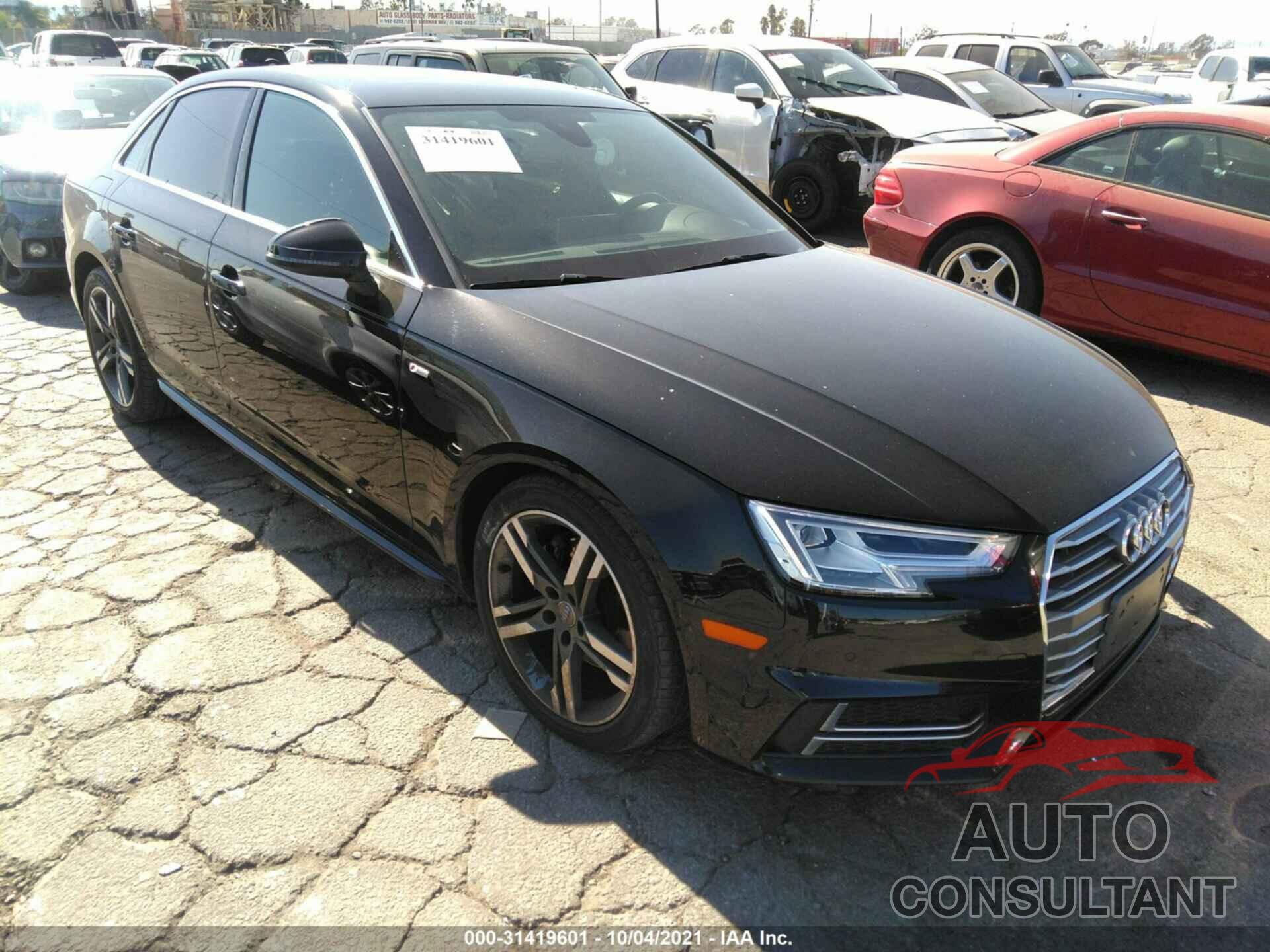 AUDI A4 2018 - WAULMAF45JA098078