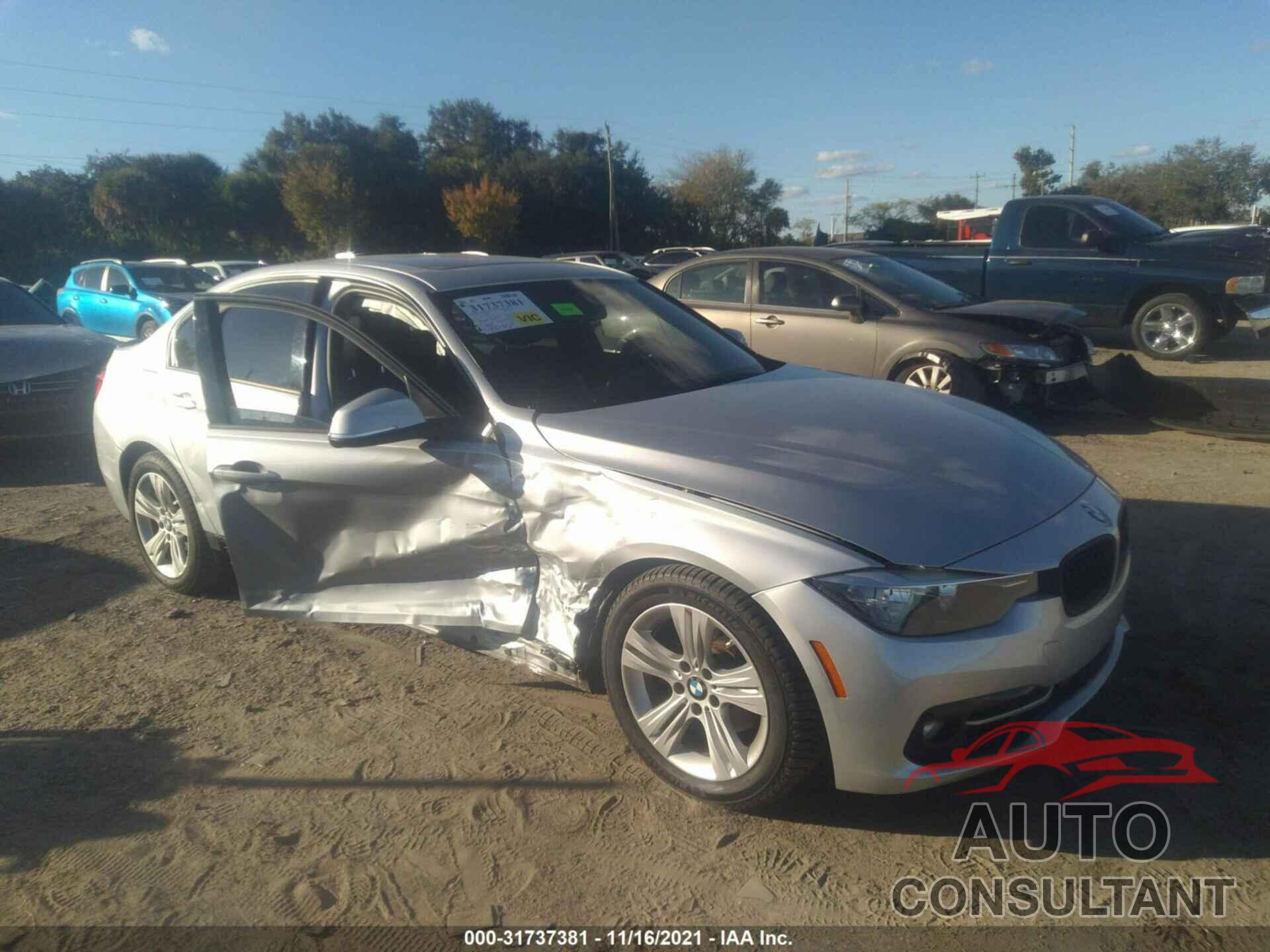 BMW 3 SERIES 2016 - WBA8E9G56GNT81860