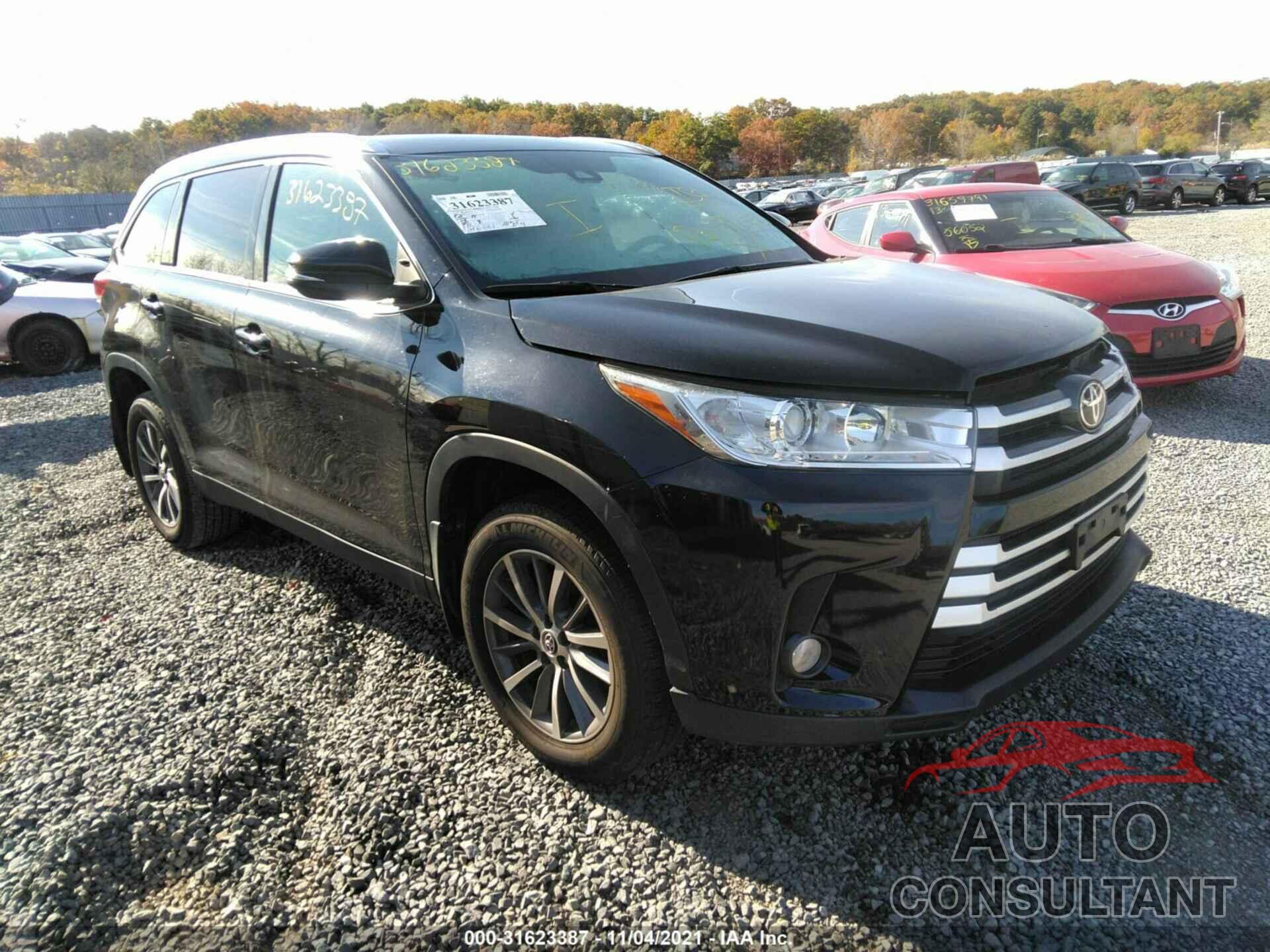 TOYOTA HIGHLANDER 2019 - 5TDJZRFH4KS563824