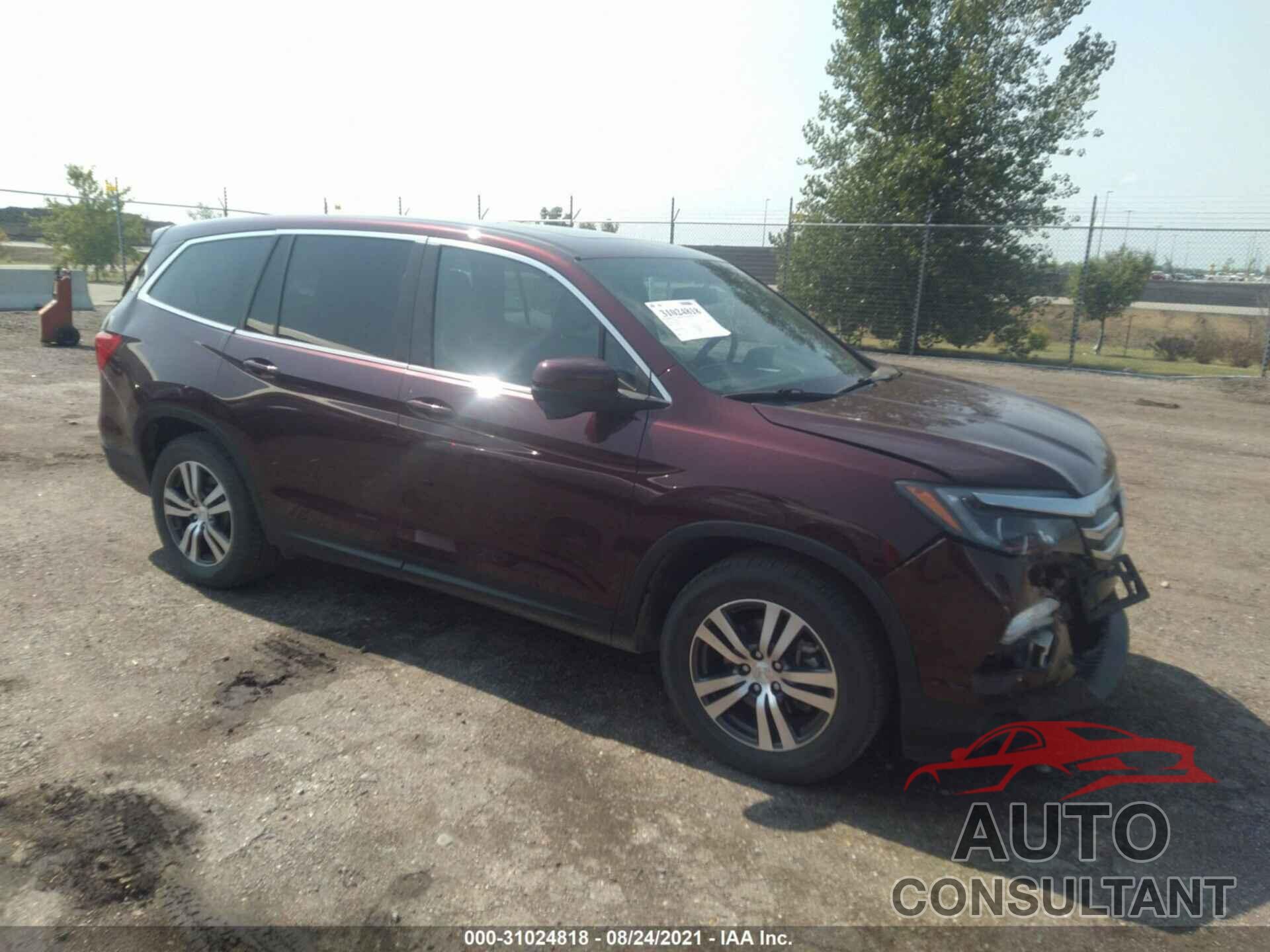 HONDA PILOT 2016 - 5FNYF6H59GB111162