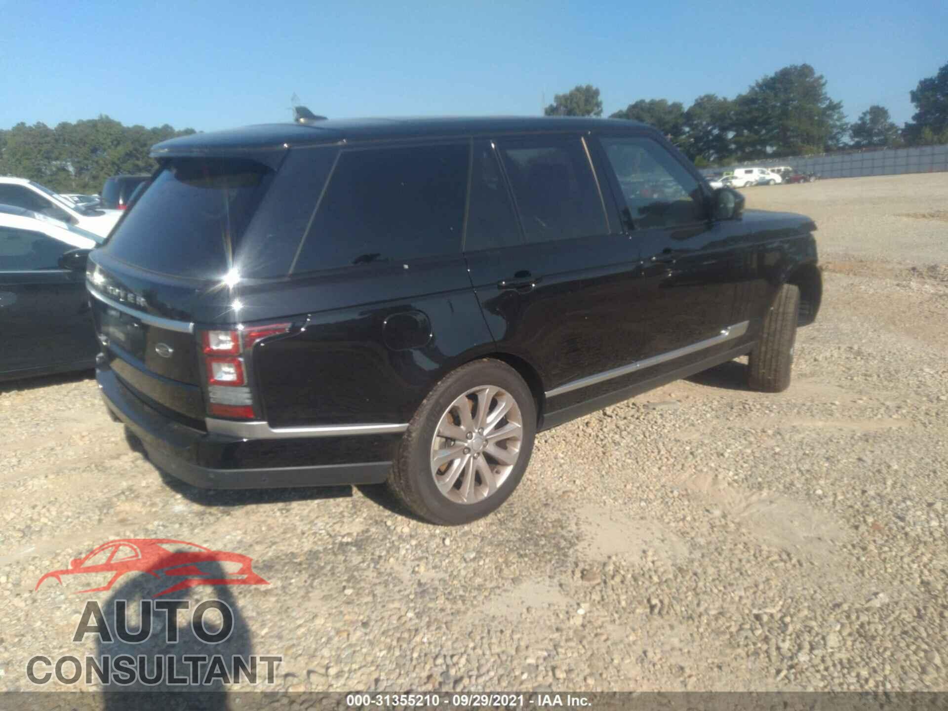 LAND ROVER RANGE ROVER 2016 - SALGS2PFXGA317635