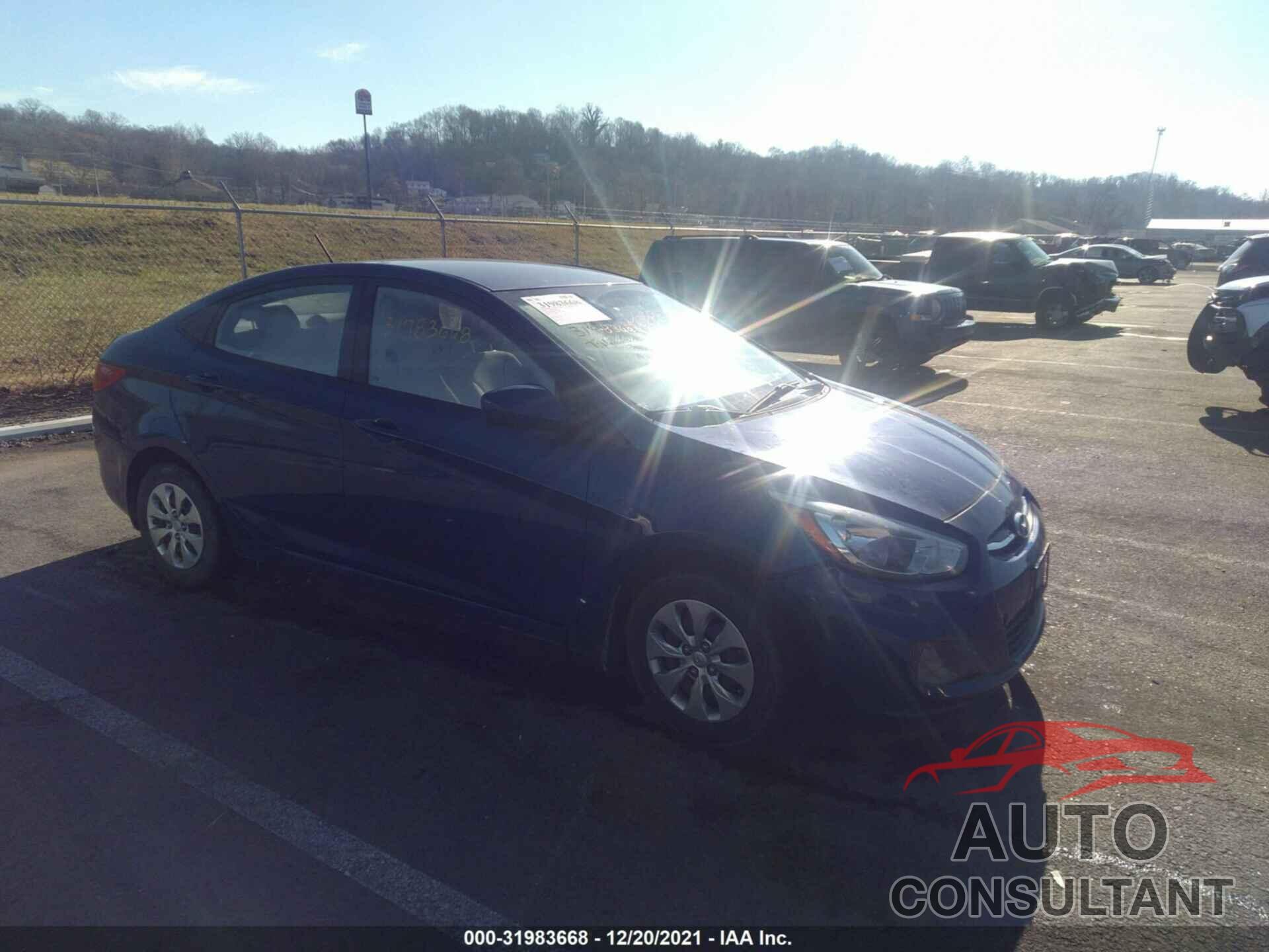 HYUNDAI ACCENT 2016 - KMHCT4AEXGU118089
