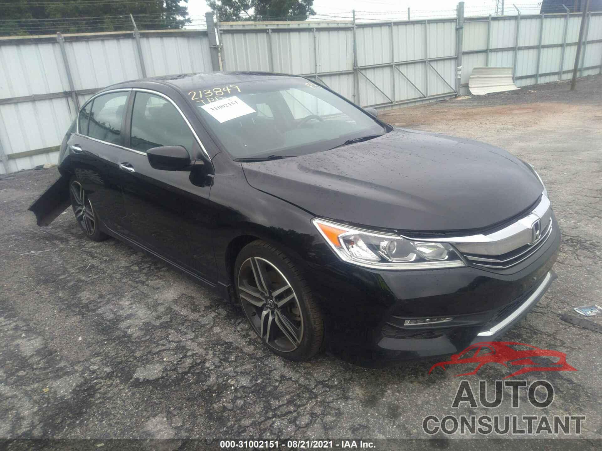 HONDA ACCORD SEDAN 2017 - 1HGCR2F50HA216794