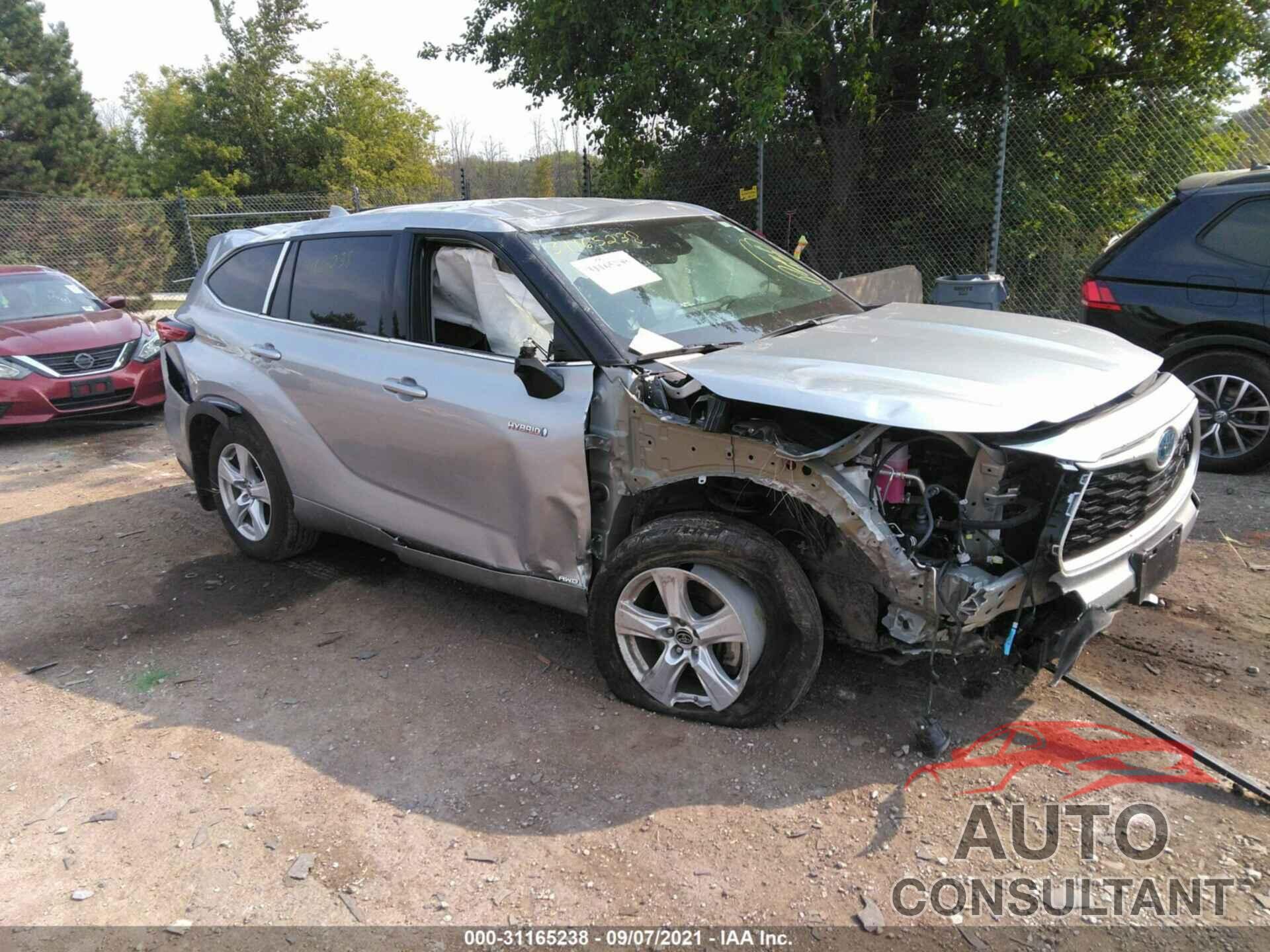 TOYOTA HIGHLANDER 2020 - 5TDBBRCH8LS504547