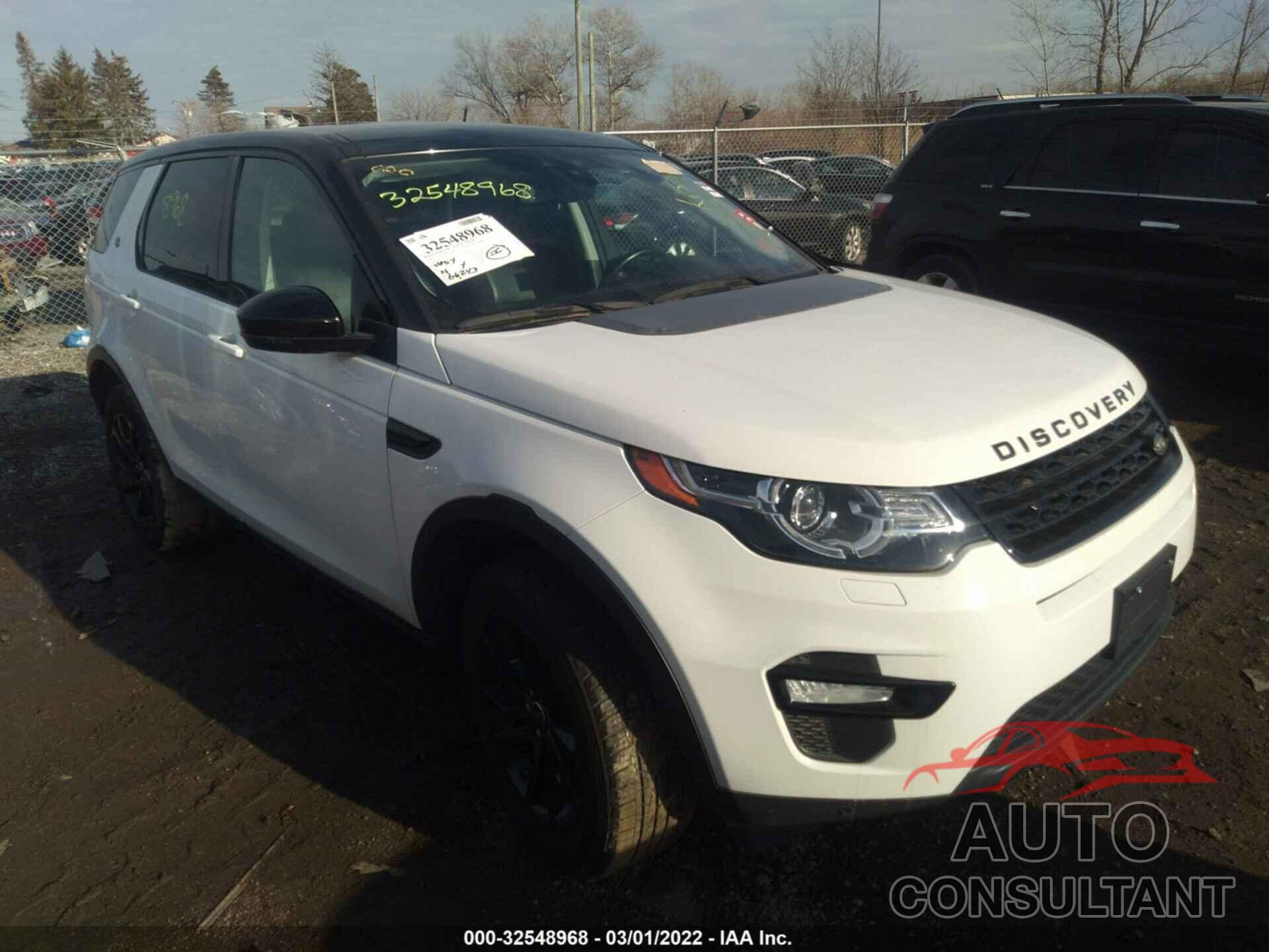 LAND ROVER DISCOVERY SPORT 2016 - SALCR2BG1GH589783