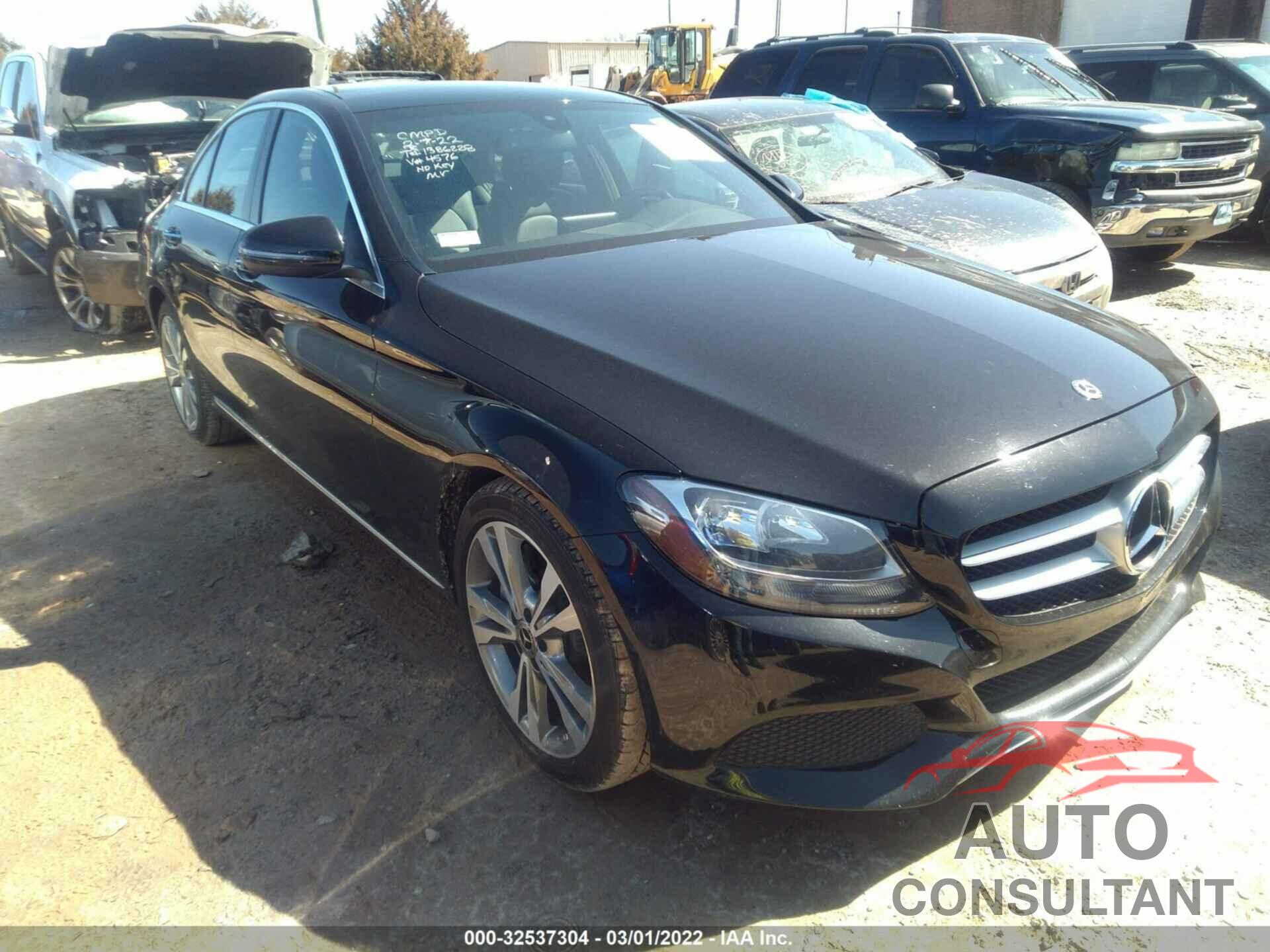 MERCEDES-BENZ C-CLASS 2018 - WDDWF4JB6JR314576