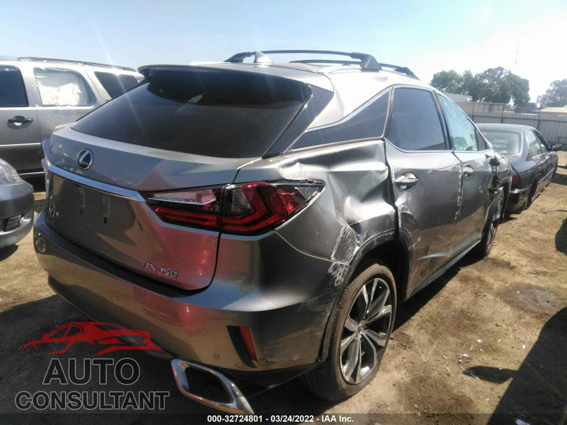 LEXUS RX 2017 - 2T2BZMCA3HC108717