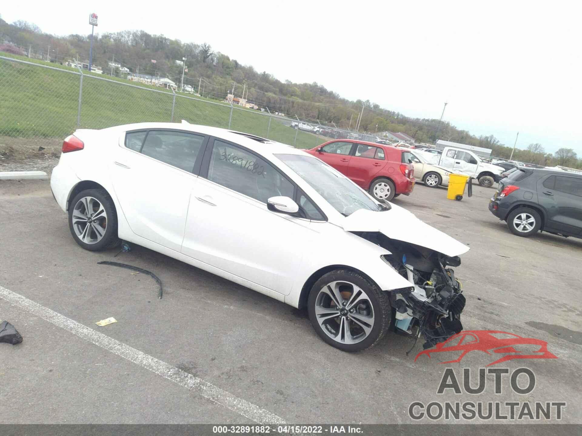 KIA FORTE 2016 - KNAFZ4A83G5551366