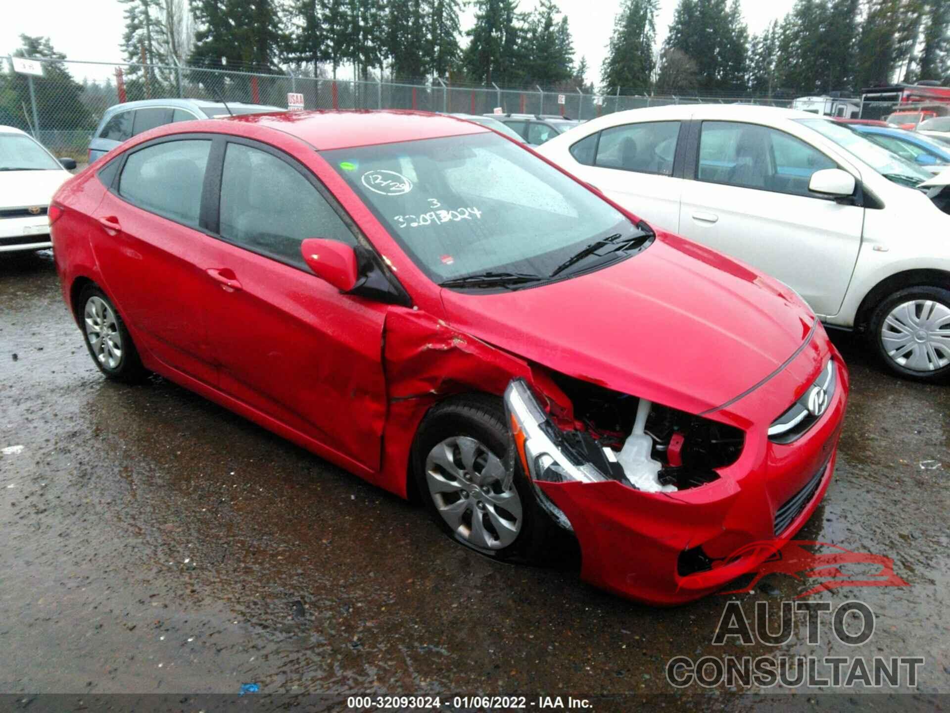 HYUNDAI ACCENT 2016 - KMHCT4AE8GU099817