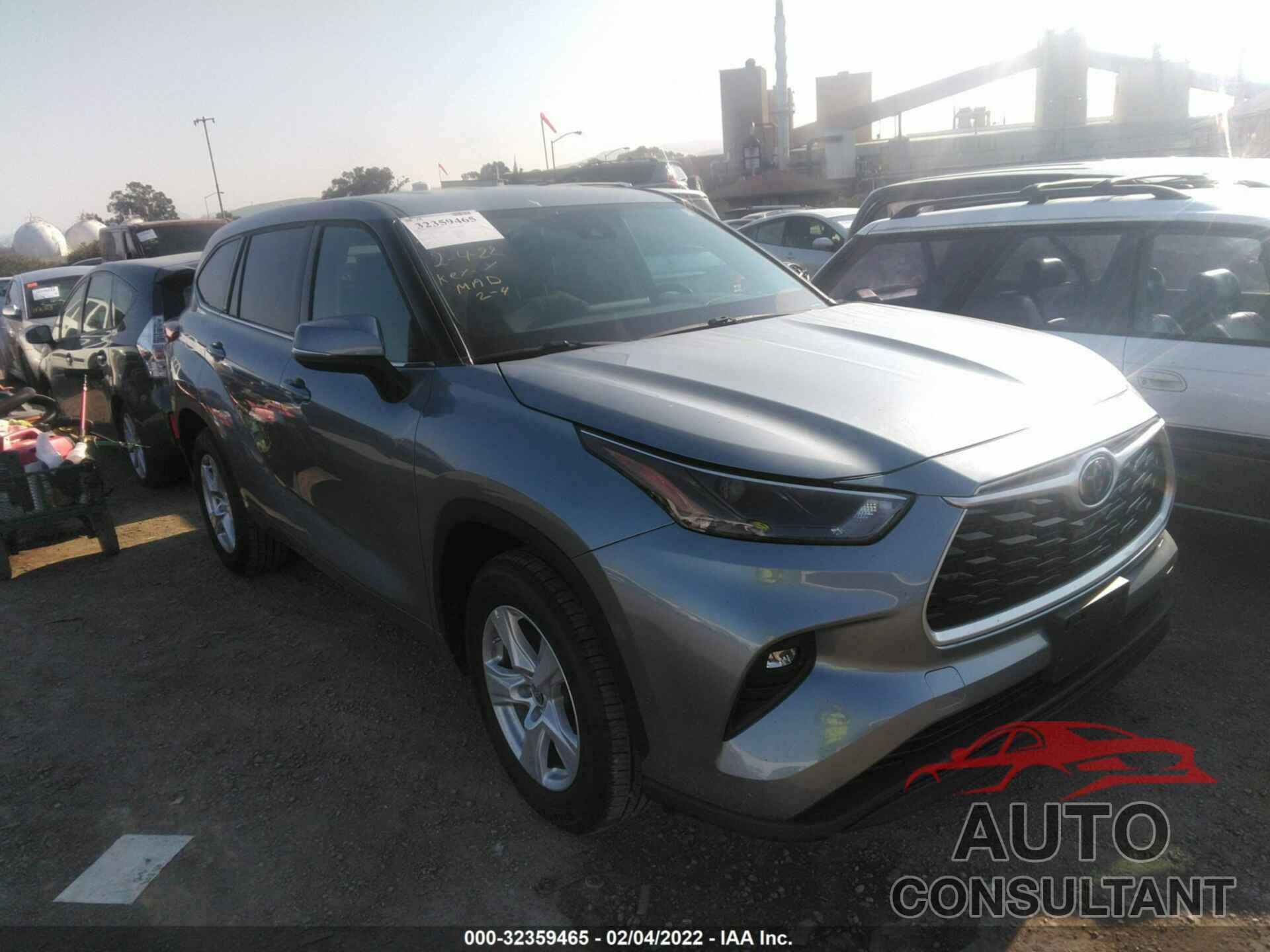 TOYOTA HIGHLANDER 2022 - 5TDZZRAH2NS091721