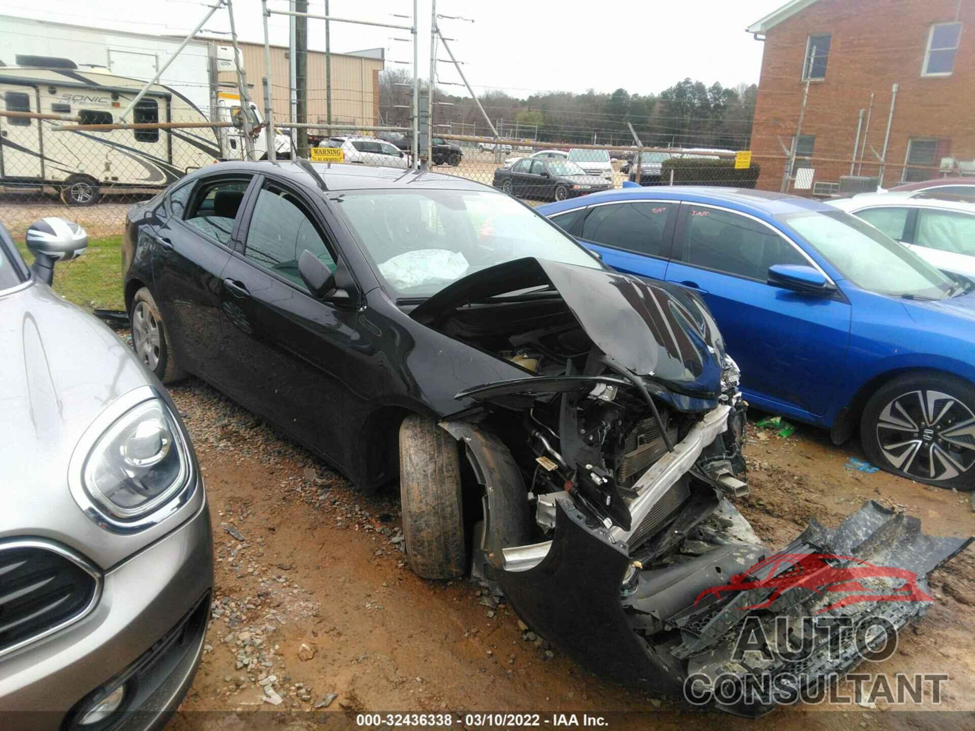 DODGE DART 2016 - 1C3CDFAA3GD549338