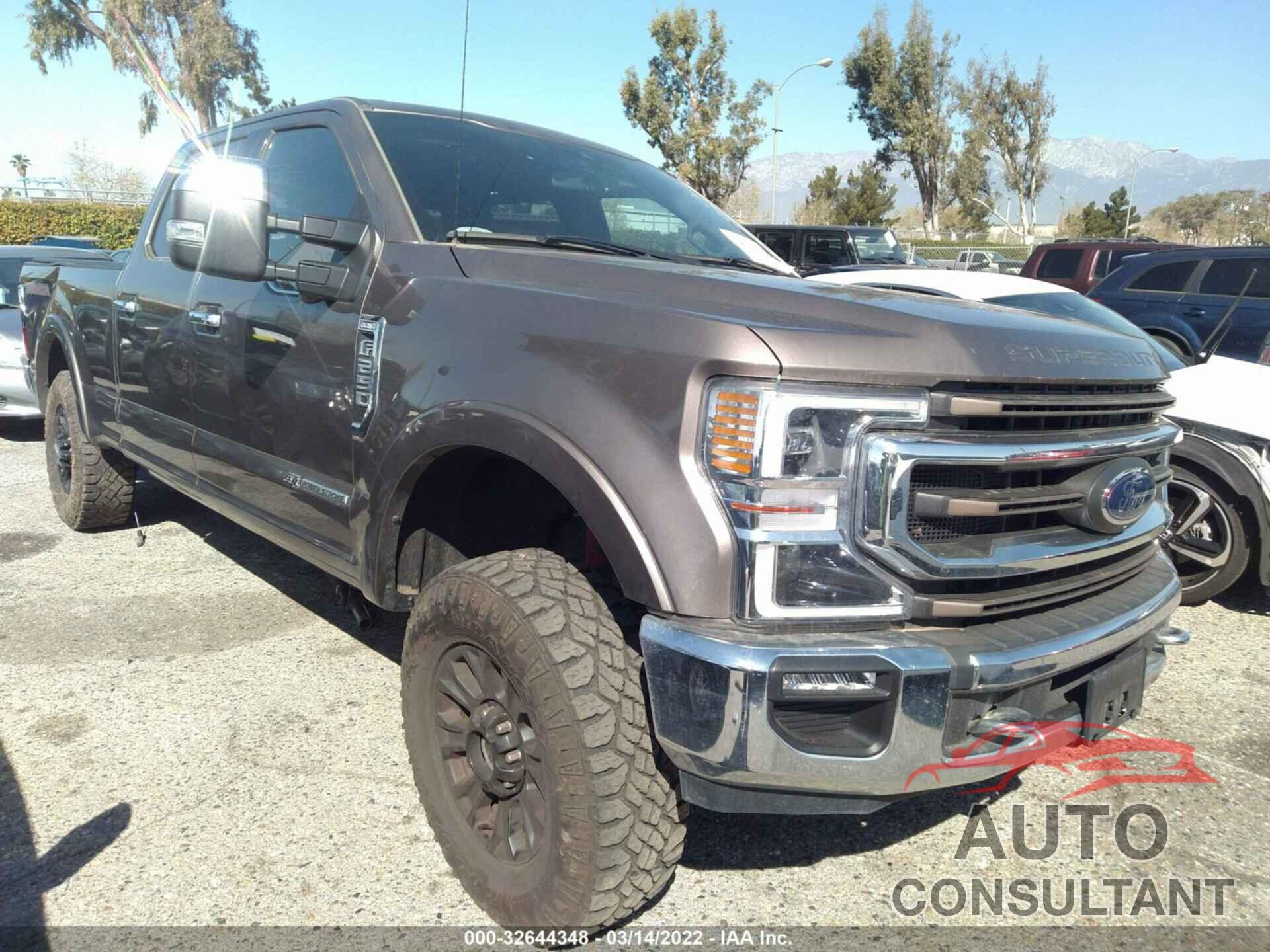 FORD SUPER DUTY F-250 SRW 2021 - 1FT8W2BTXMED30550