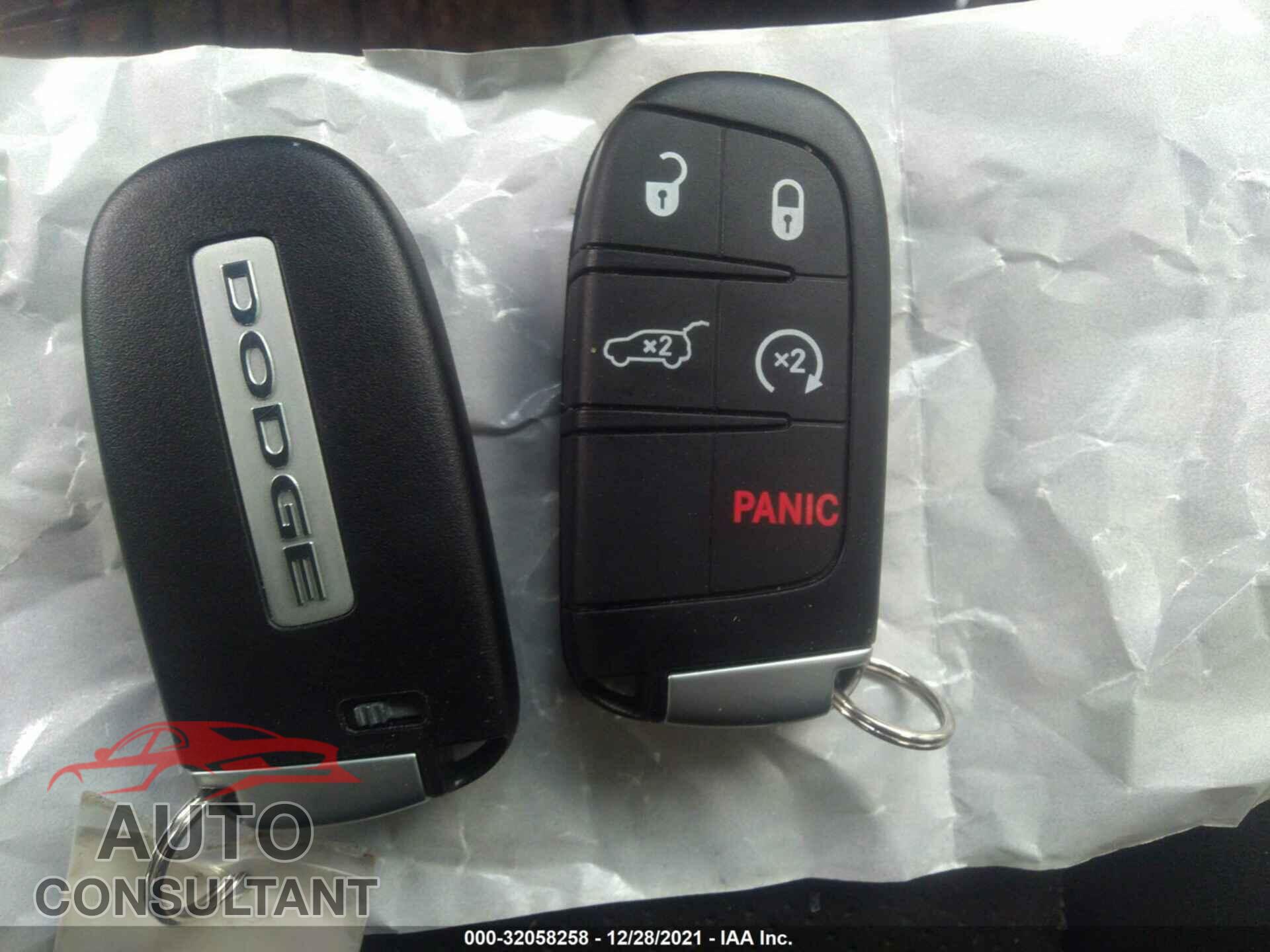 DODGE DURANGO 2021 - 1C4RDJDG9MC643783