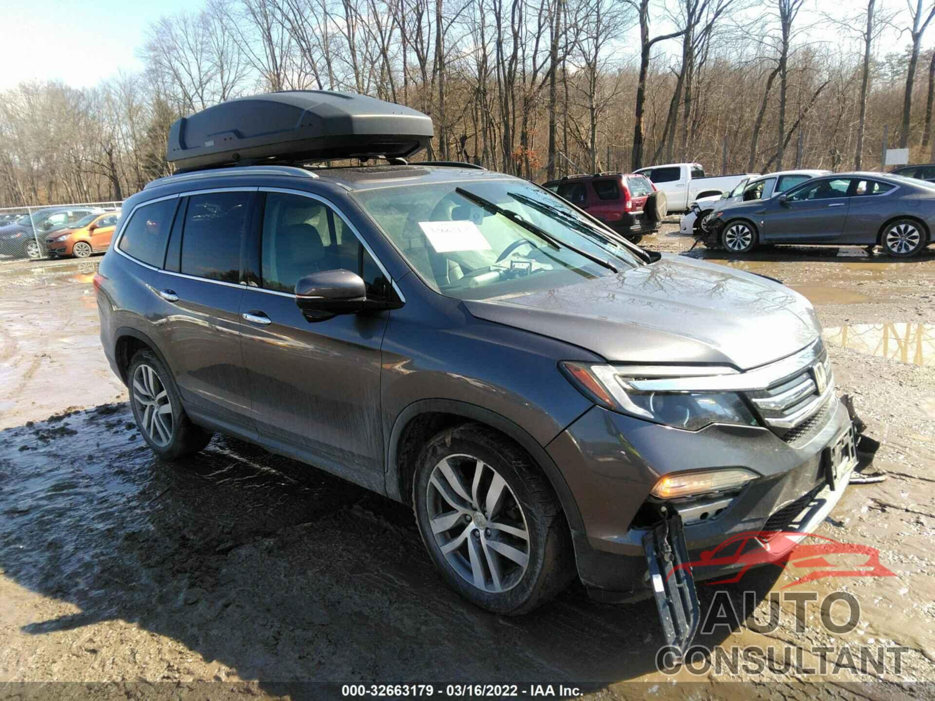 HONDA PILOT 2016 - 5FNYF6H9XGB011350