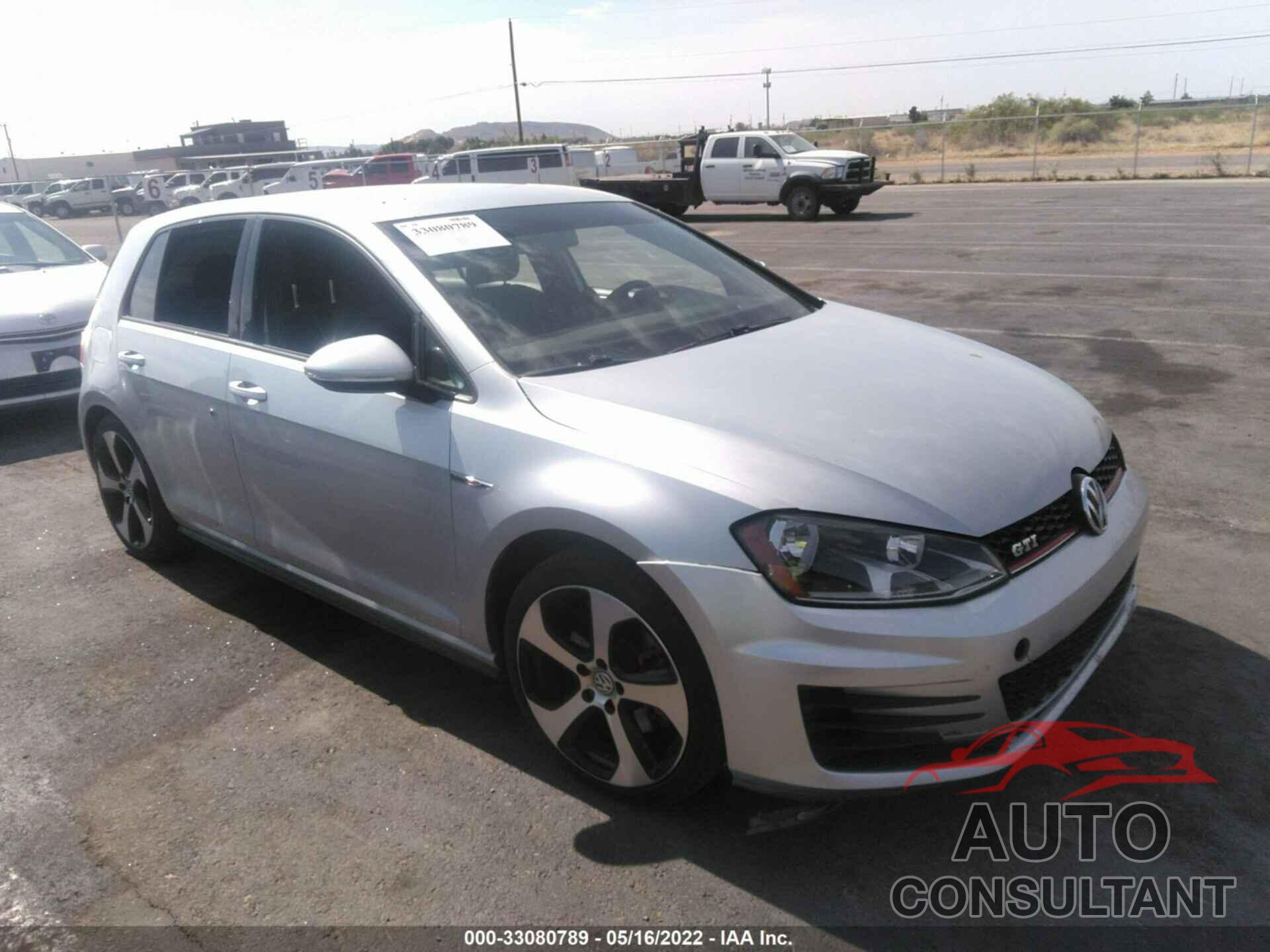 VOLKSWAGEN GOLF GTI 2016 - 3VW4T7AU3GM001134