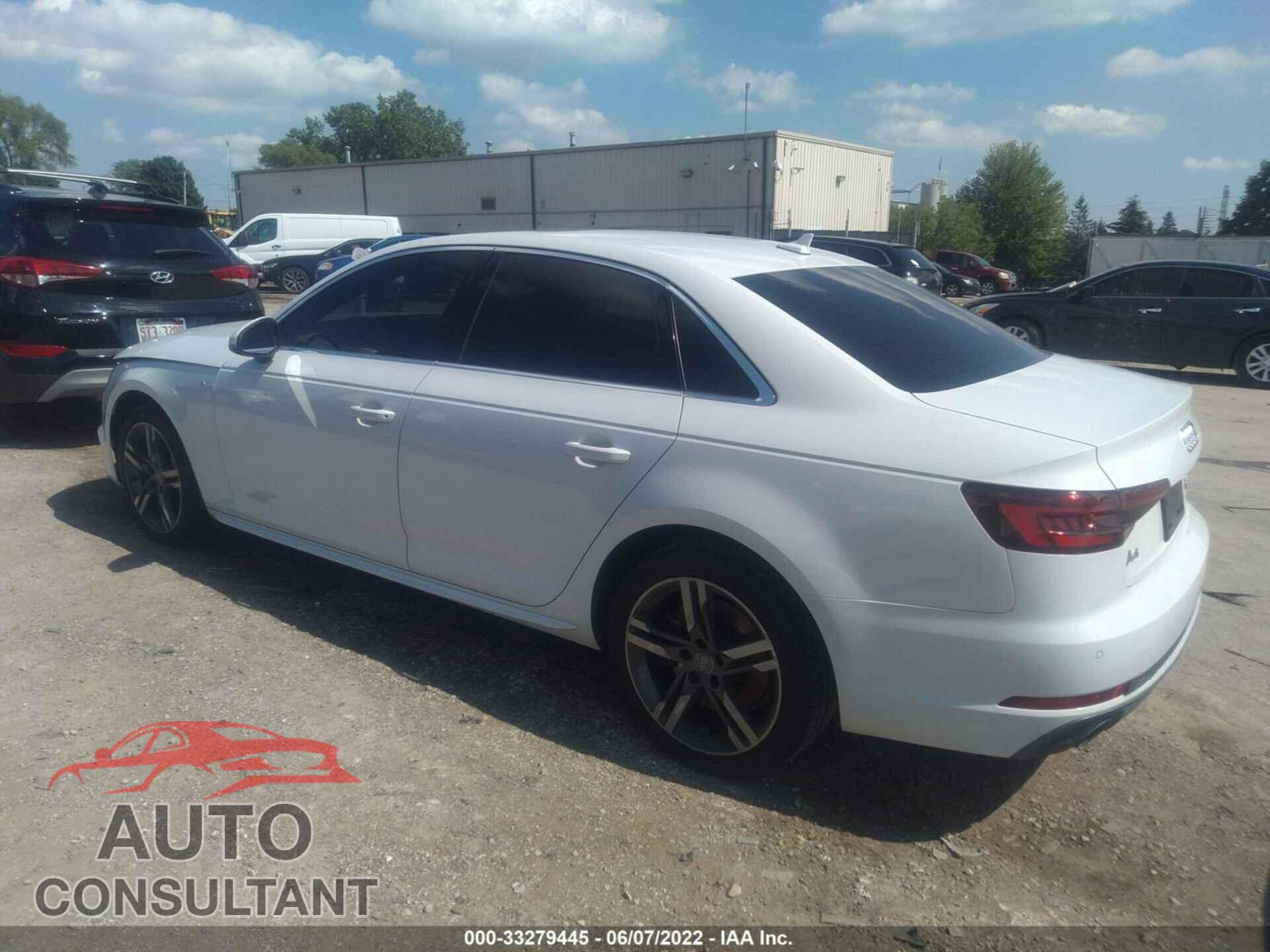 AUDI A4 2018 - WAUENAF41JN019410