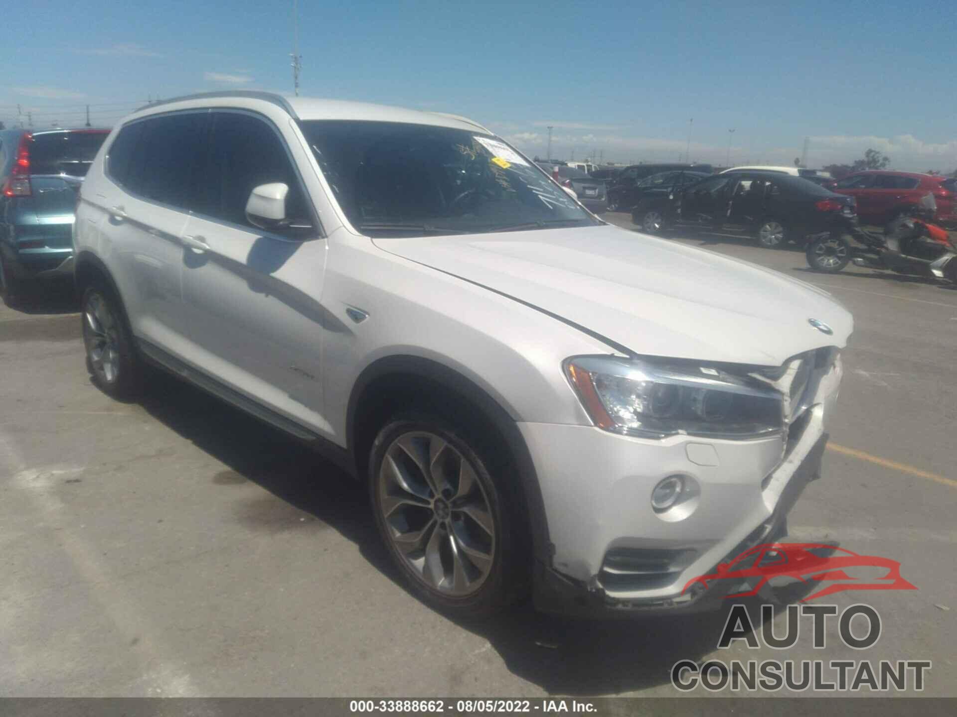 BMW X3 2017 - 5UXWX9C53H0D99730