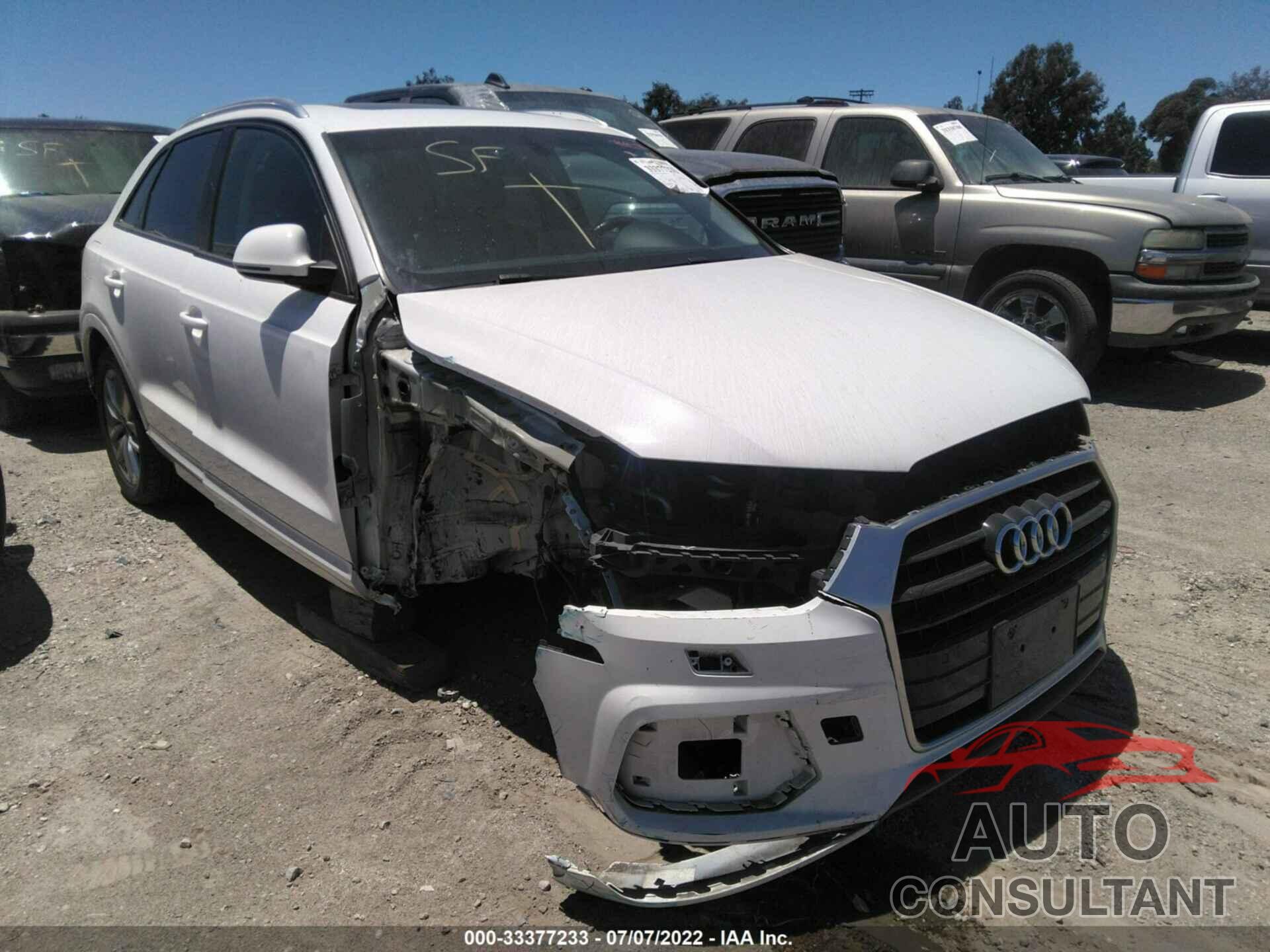 AUDI Q3 2017 - WA1BCCFS6HR014531