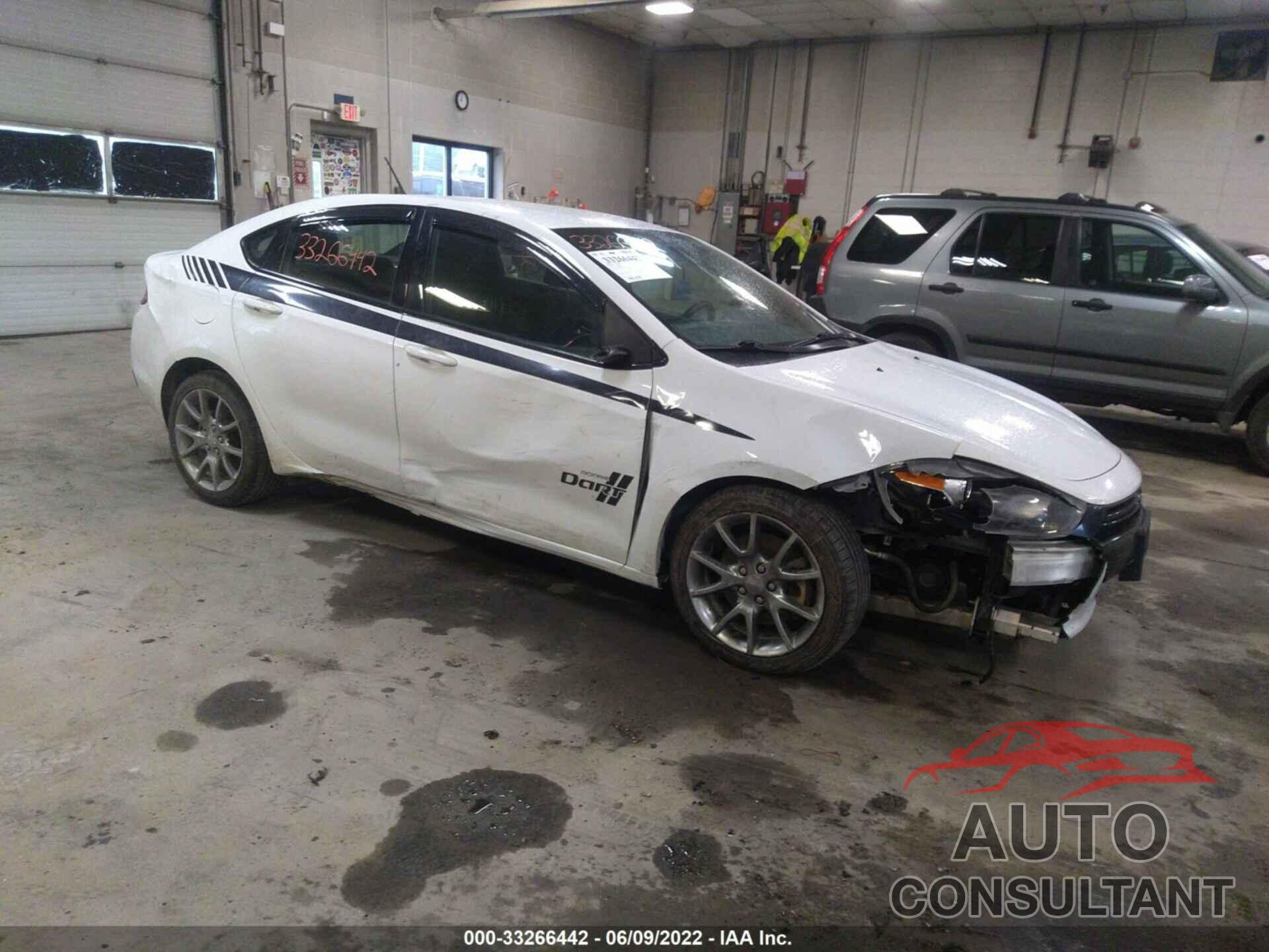 DODGE DART 2015 - 1FMCU0F70GUC65179