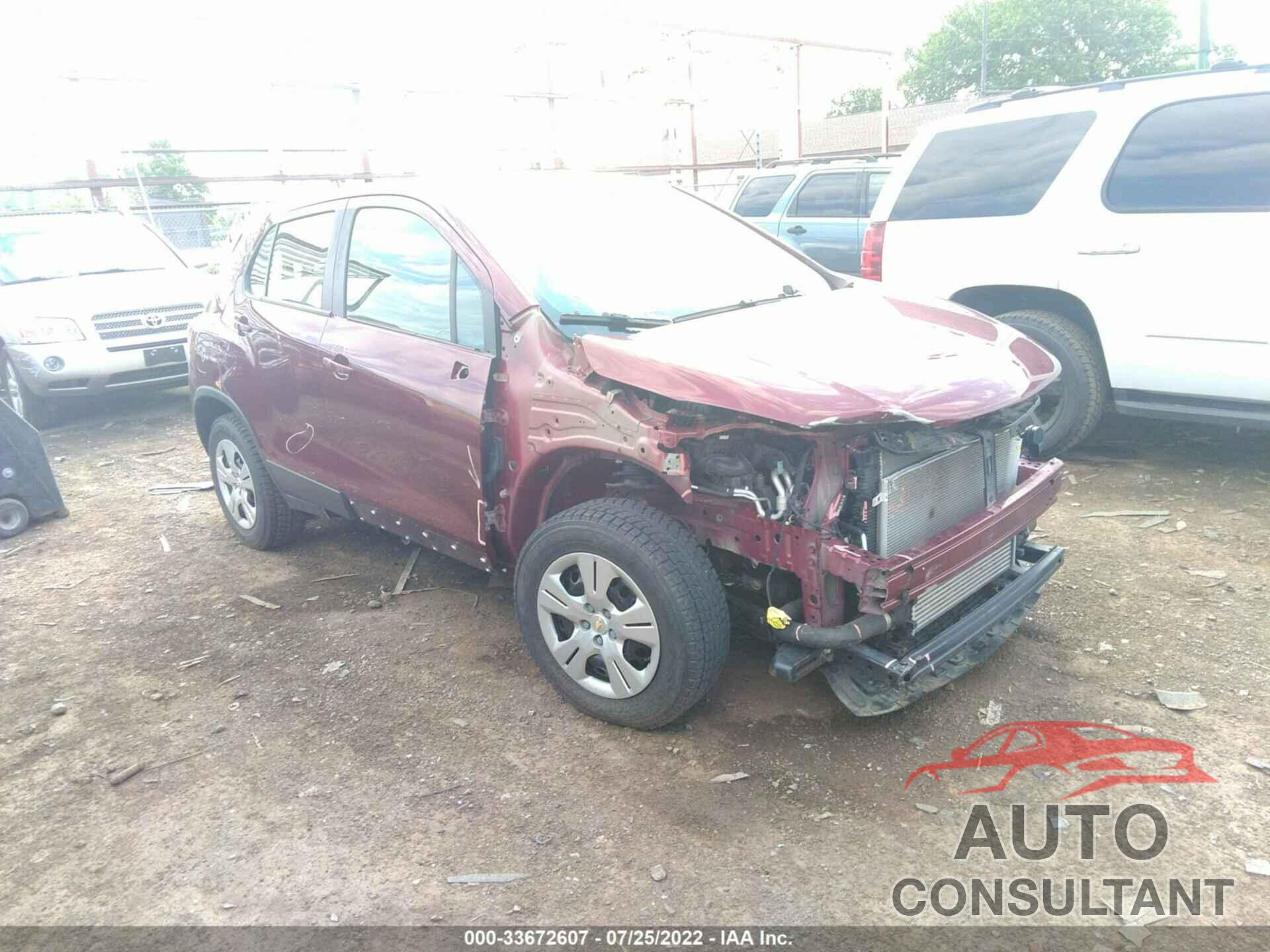 CHEVROLET TRAX 2017 - 3GNCJKSB9HL215371