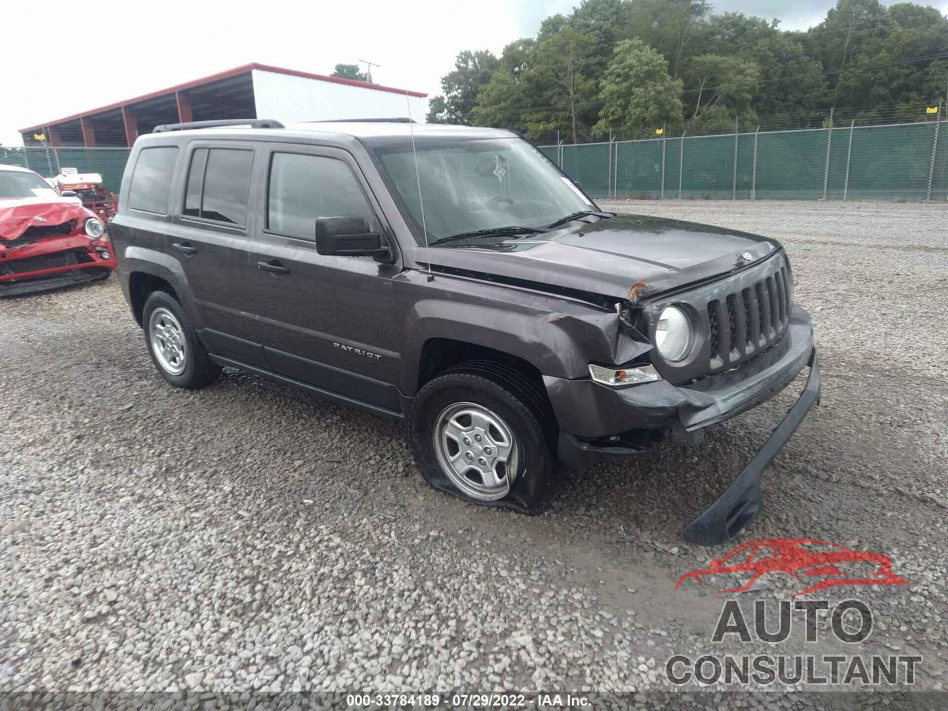 JEEP PATRIOT 2016 - 1C4NJRBB1GD690334