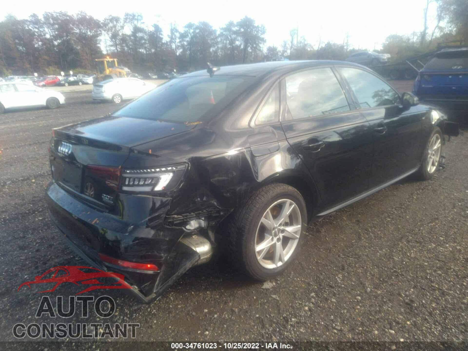 AUDI A4 2018 - WAUDNAF47JN018564