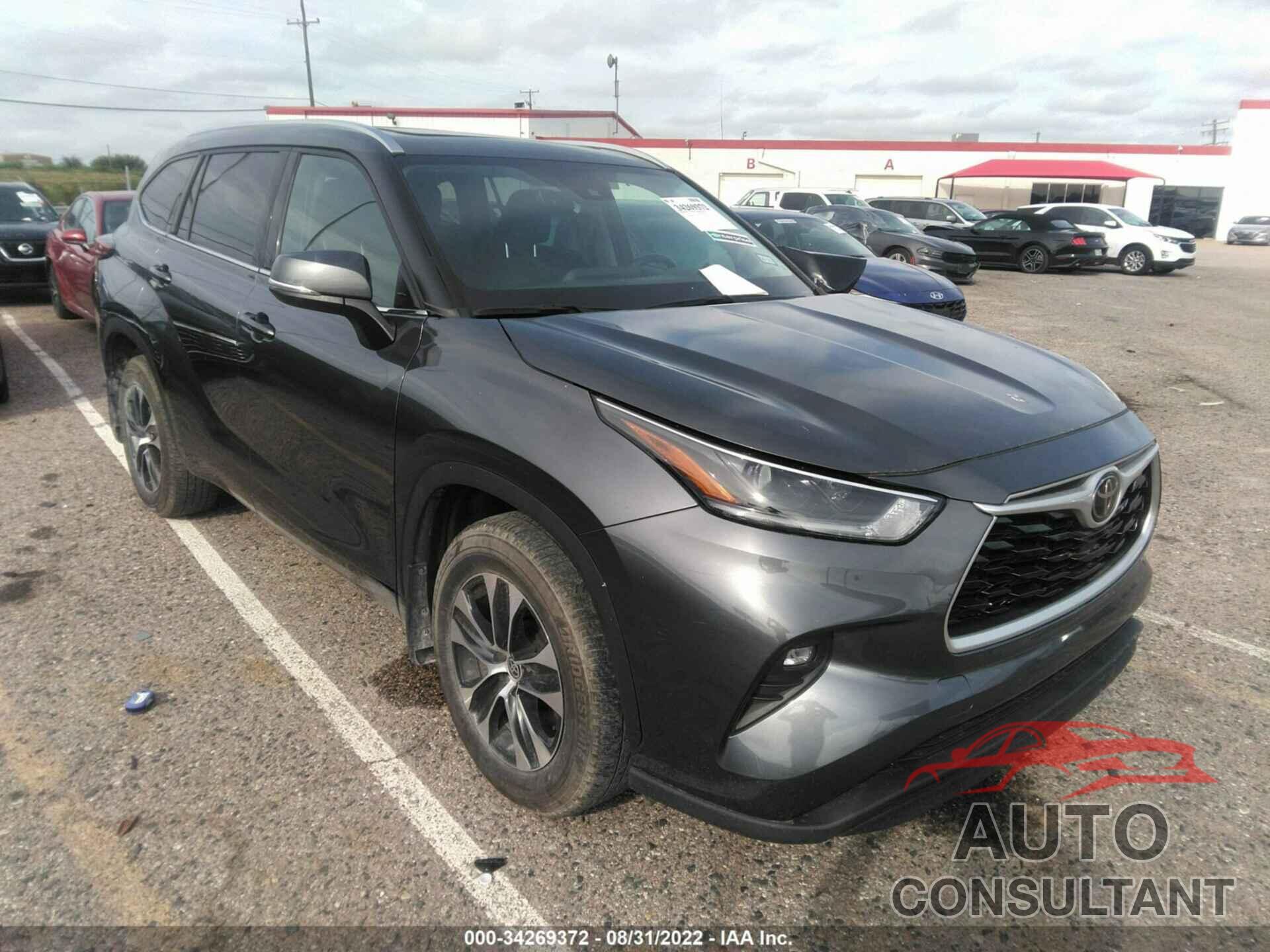 TOYOTA HIGHLANDER 2021 - 5TDGZRBH9MS066397