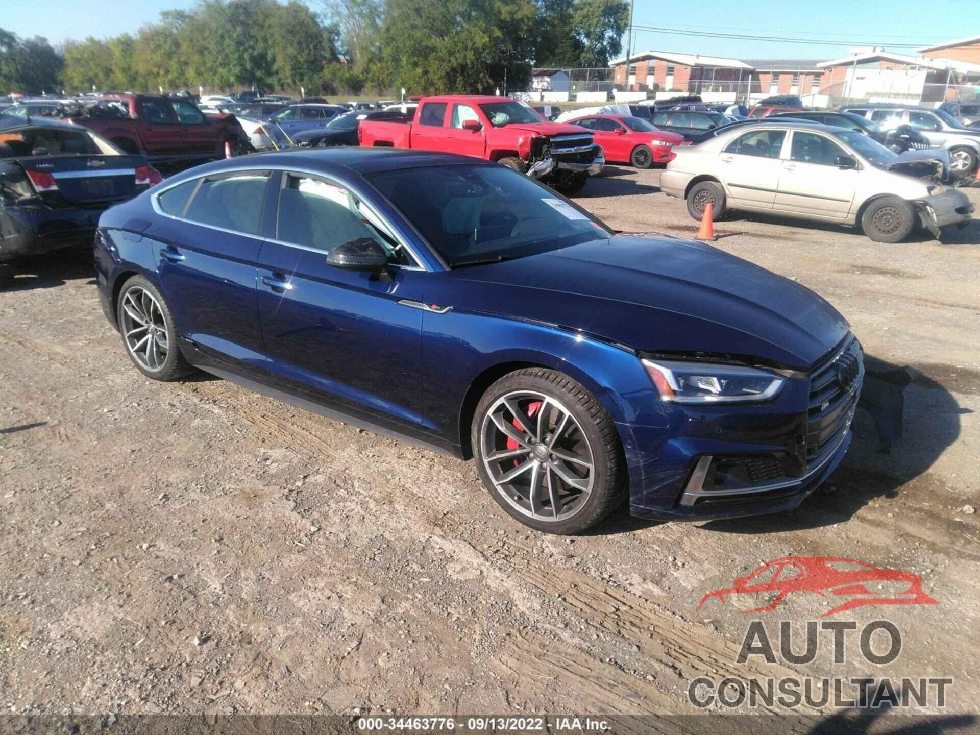 AUDI S5 SPORTBACK 2019 - WAUC4CF59KA050265