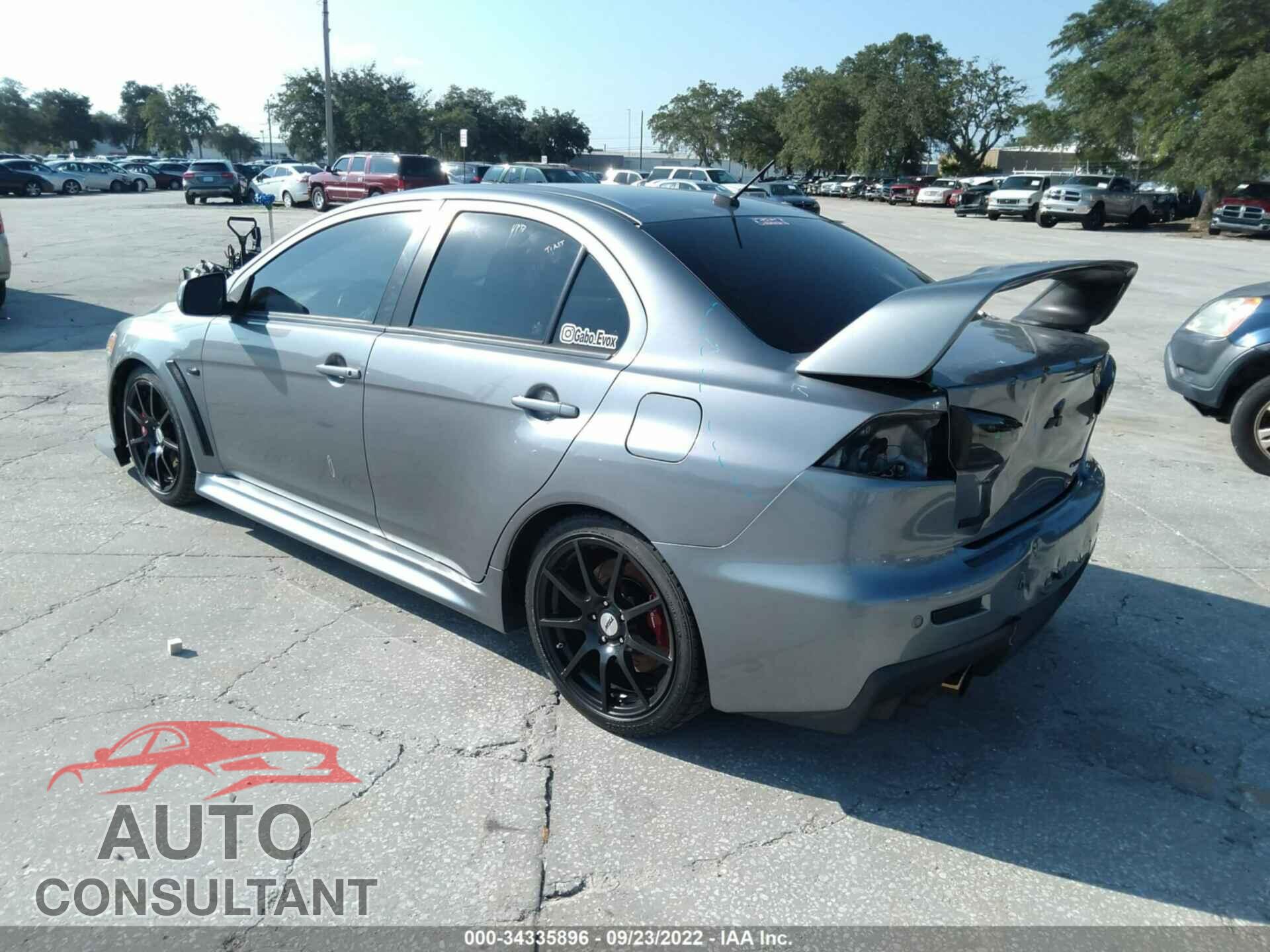 MITSUBISHI LANCER EVOLUTION 2014 - JA32W8FV3EU002459